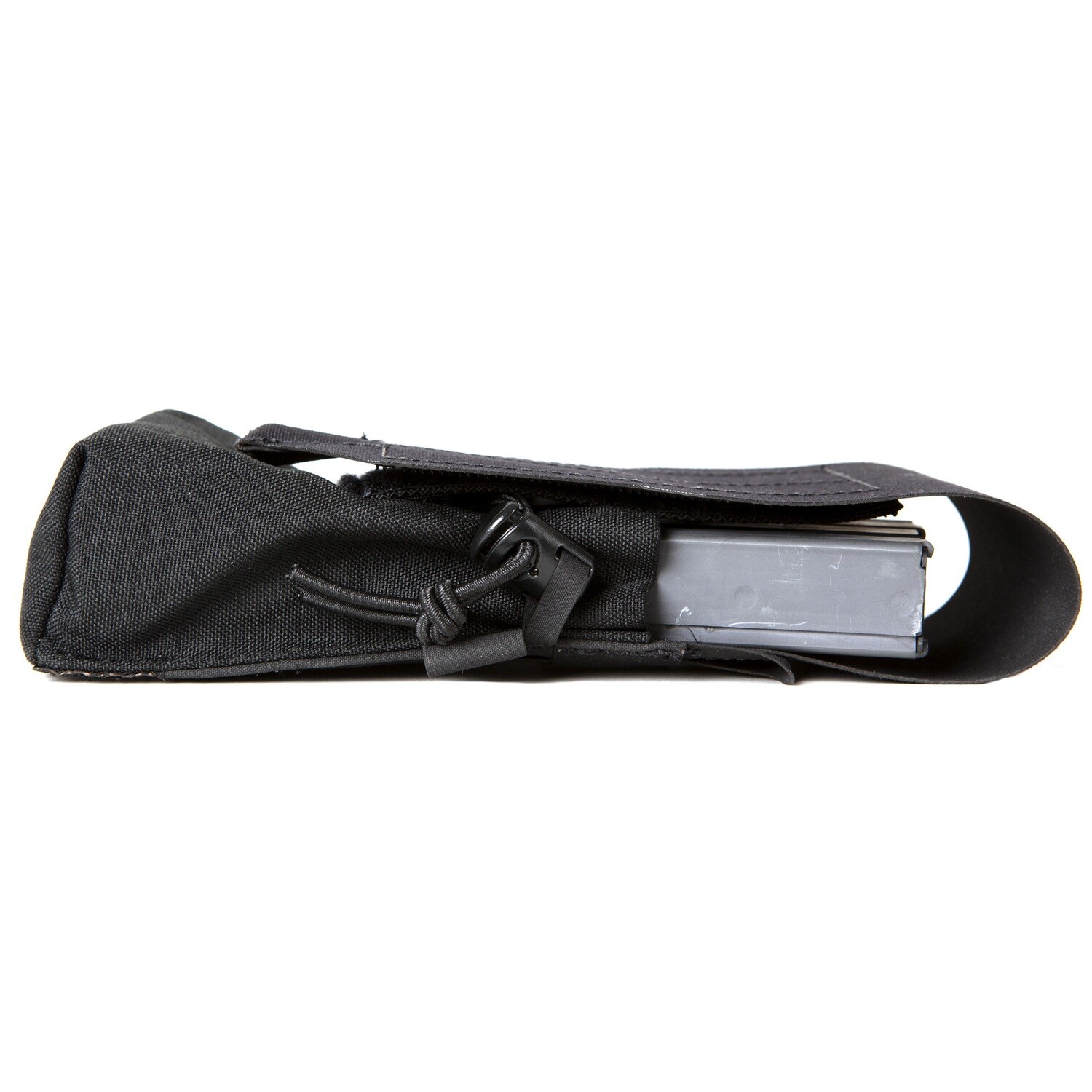 Bl Force Dbl M4 Mag Pouch Flap, Color/Finish: Black