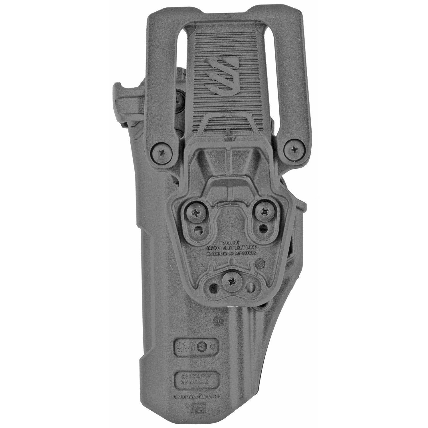 Bh T-ser L3d Sig P320/p250 Bk, Orientation: Right hand
