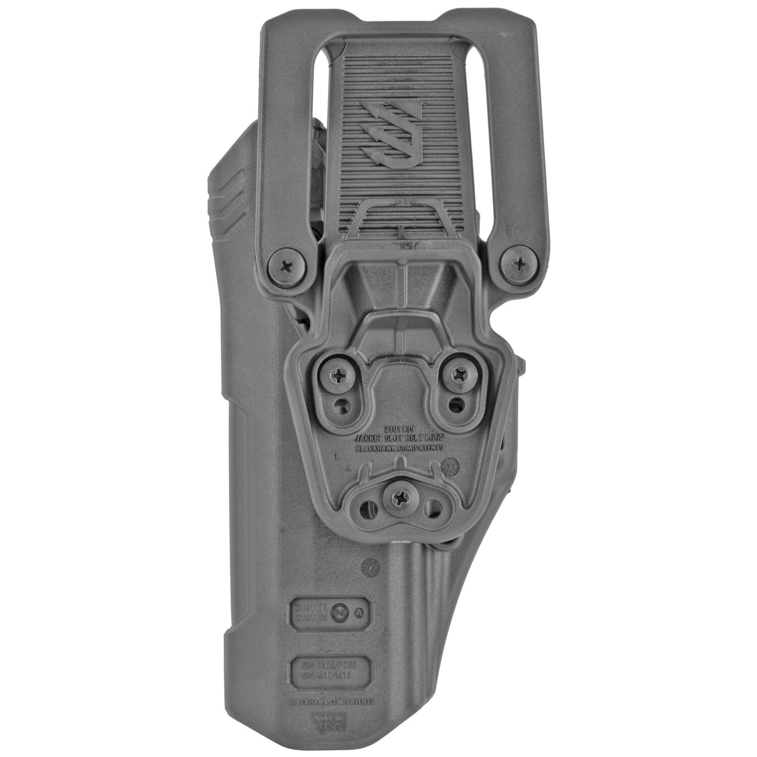 Bh T-ser L2d Sig P320/p250 Bk, Orientation: Right Hand