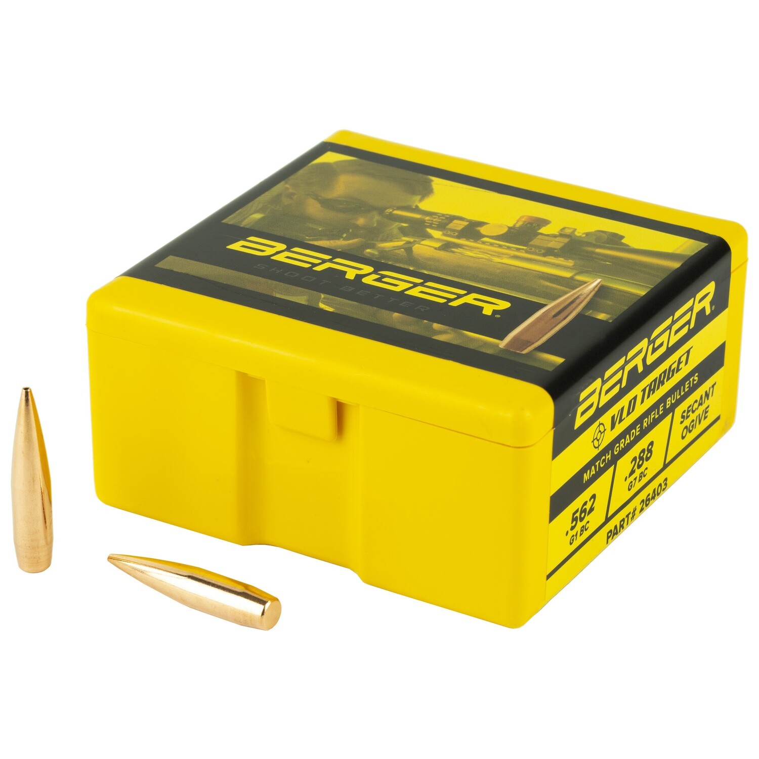 Berger .264 130g Trgt Vld 100ct