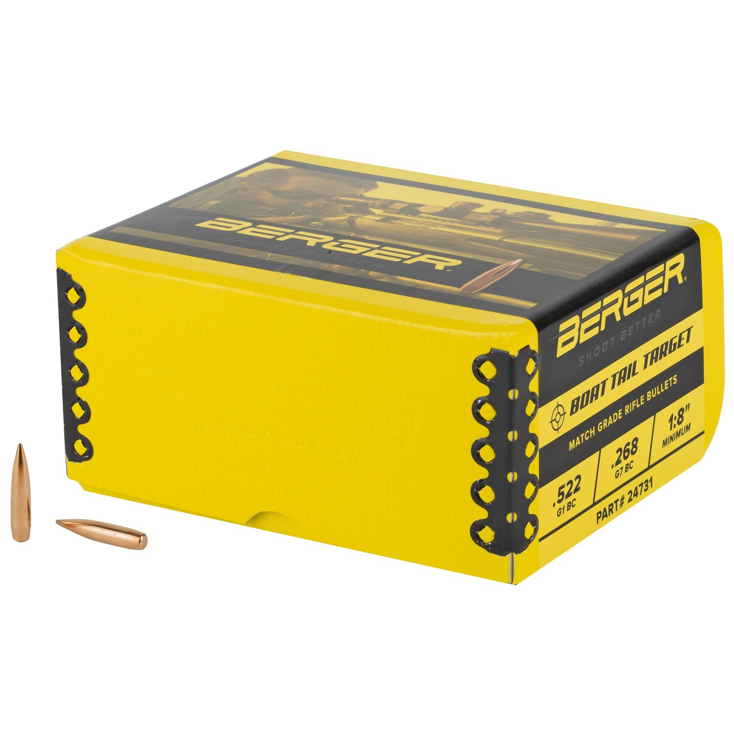 Berger .243/6mm 108g Bt Target 500ct