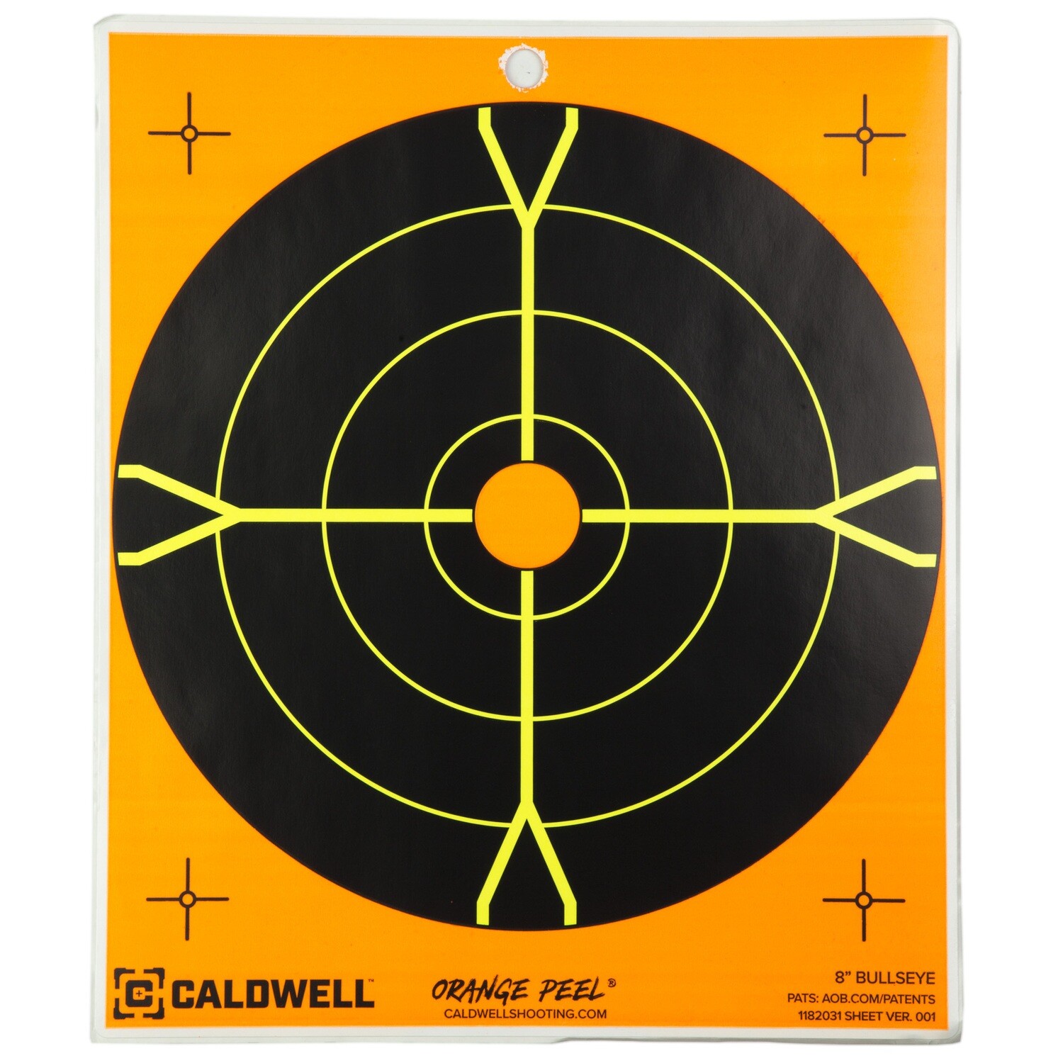 Caldwell Bullseye Trgt 8", Pack: 5 pack