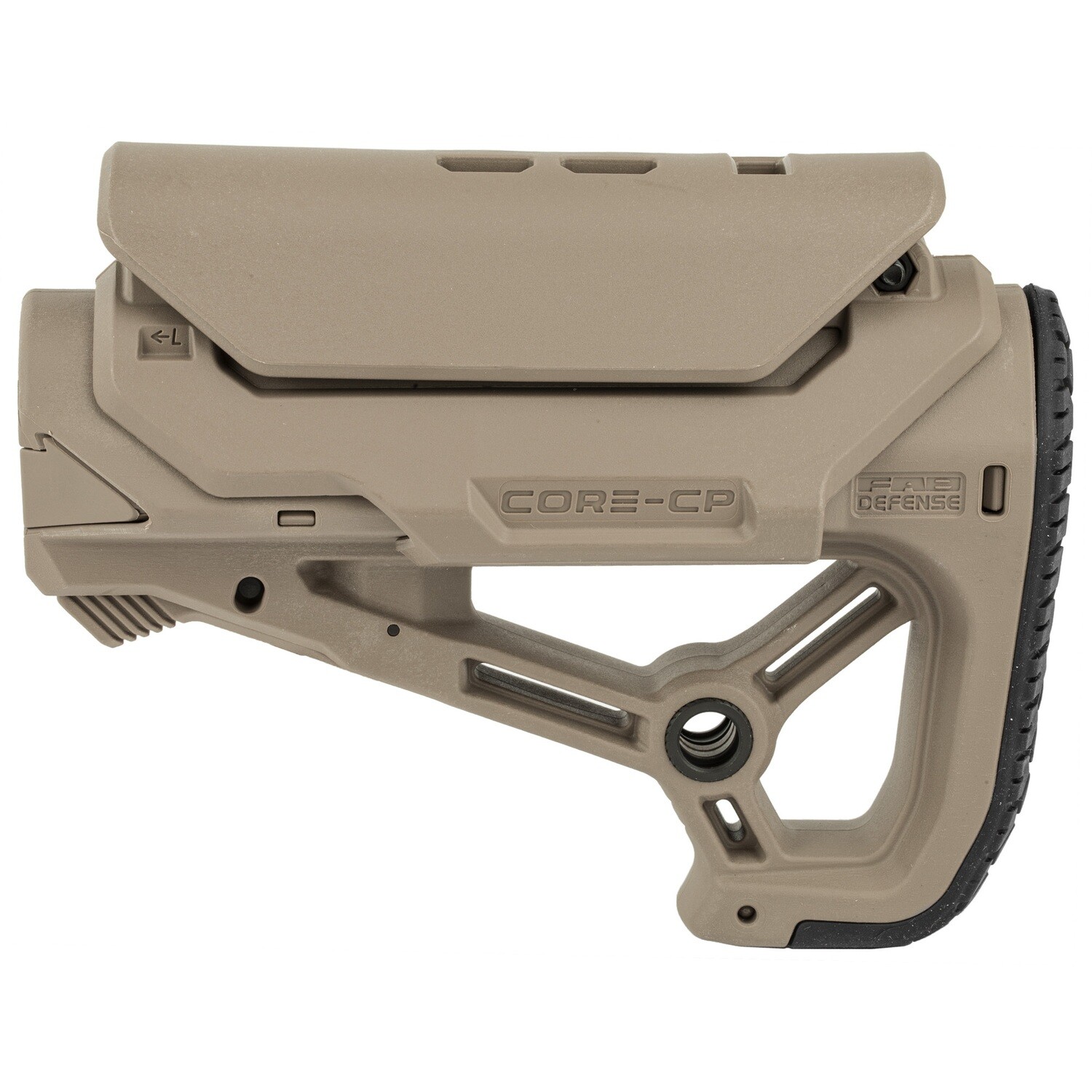Fab Def Ar15/m4 Cmpct Stk W/cp, Finish/Color: Flat Dark Earth