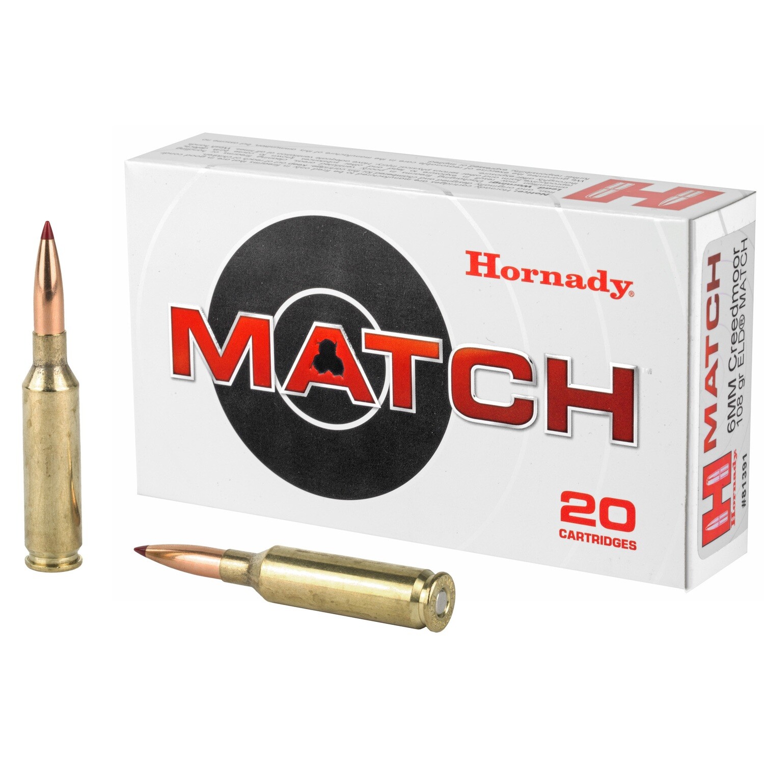 Hrndy 6mm Creed 108gr Eld-m 20/200
