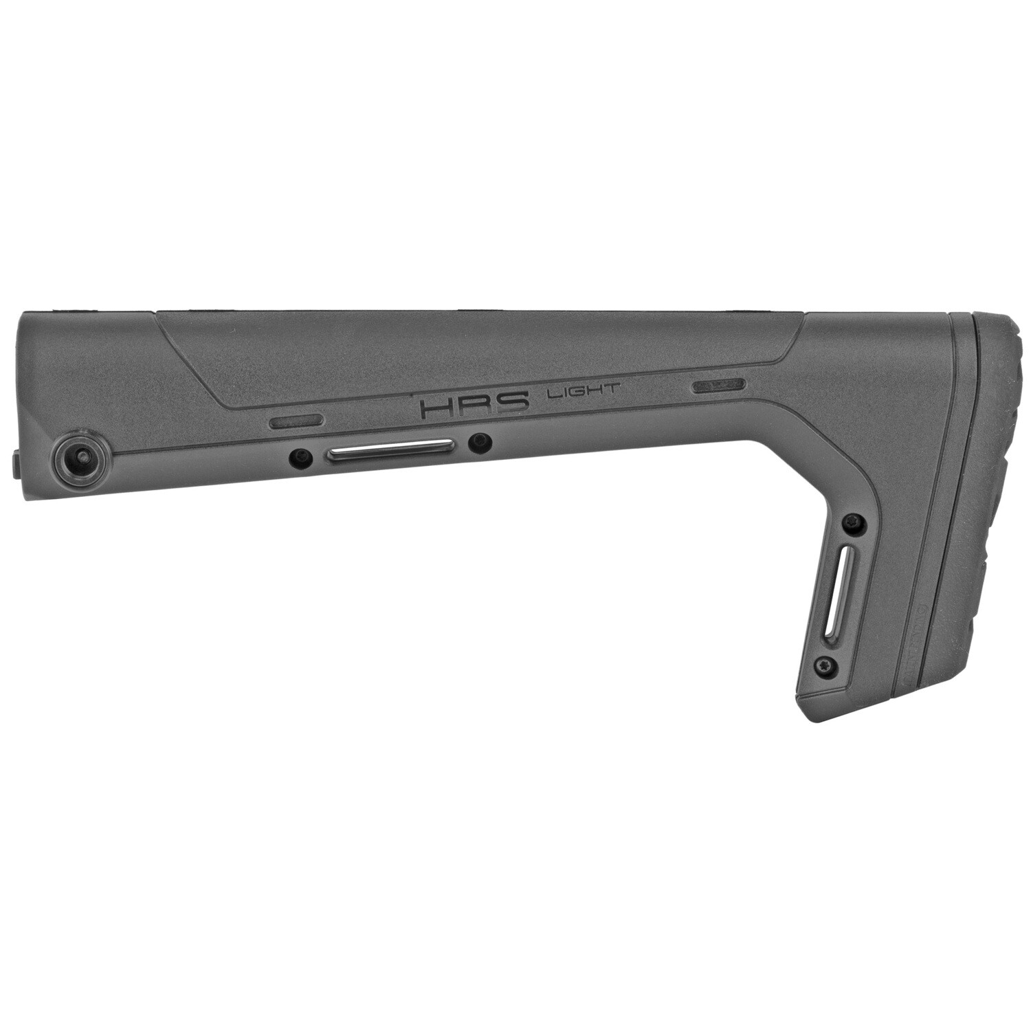 Hera Hrs Light Fixed Buttstock, Finish/Color: Black