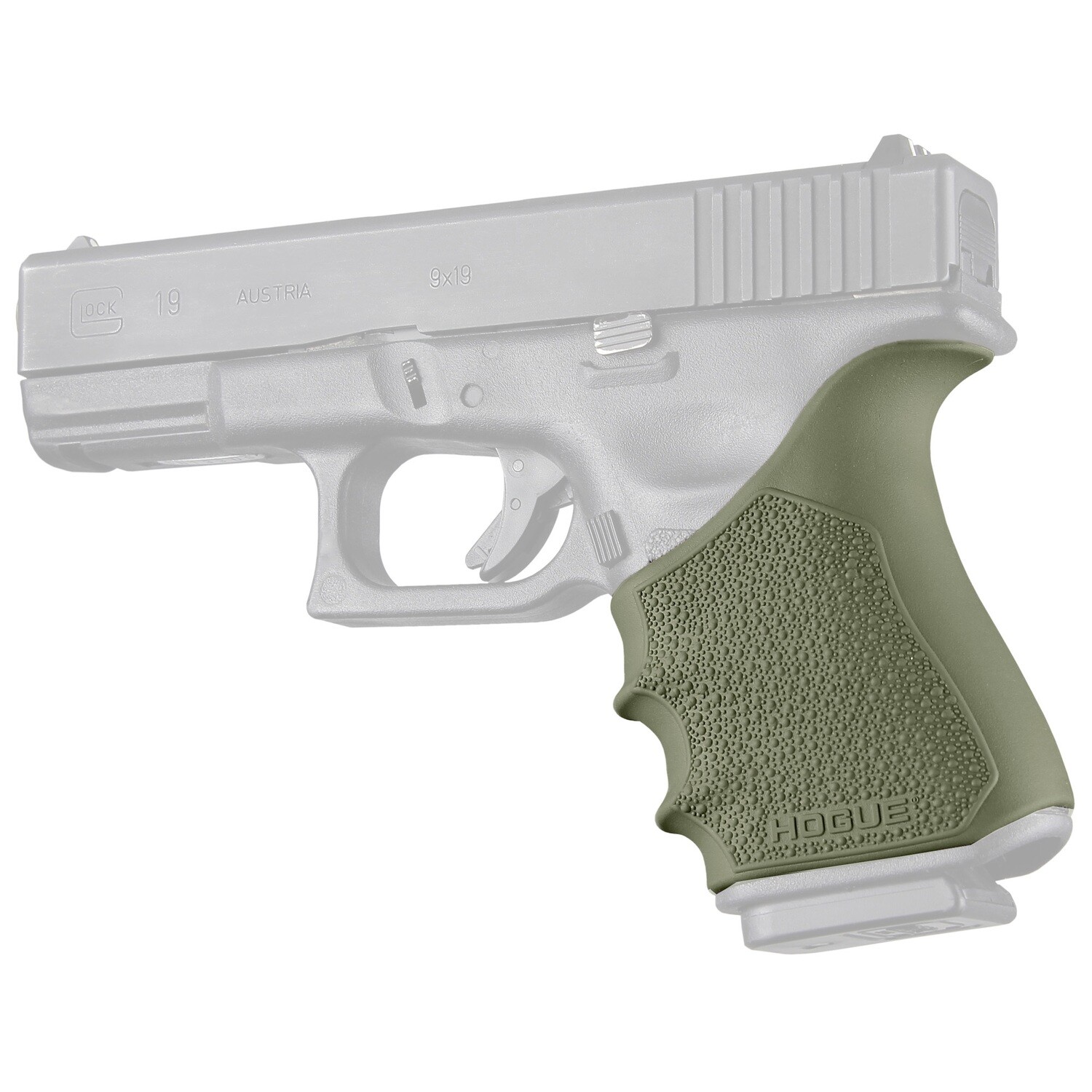 Hogue Ha Glk 19/23/32/38 G3-4, Finish/Color: Olive Darp Green