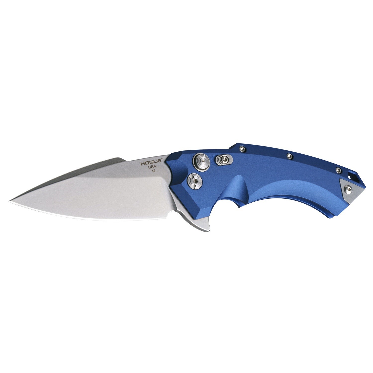 Hogue X5 3.5" Folder Tumbled Blue