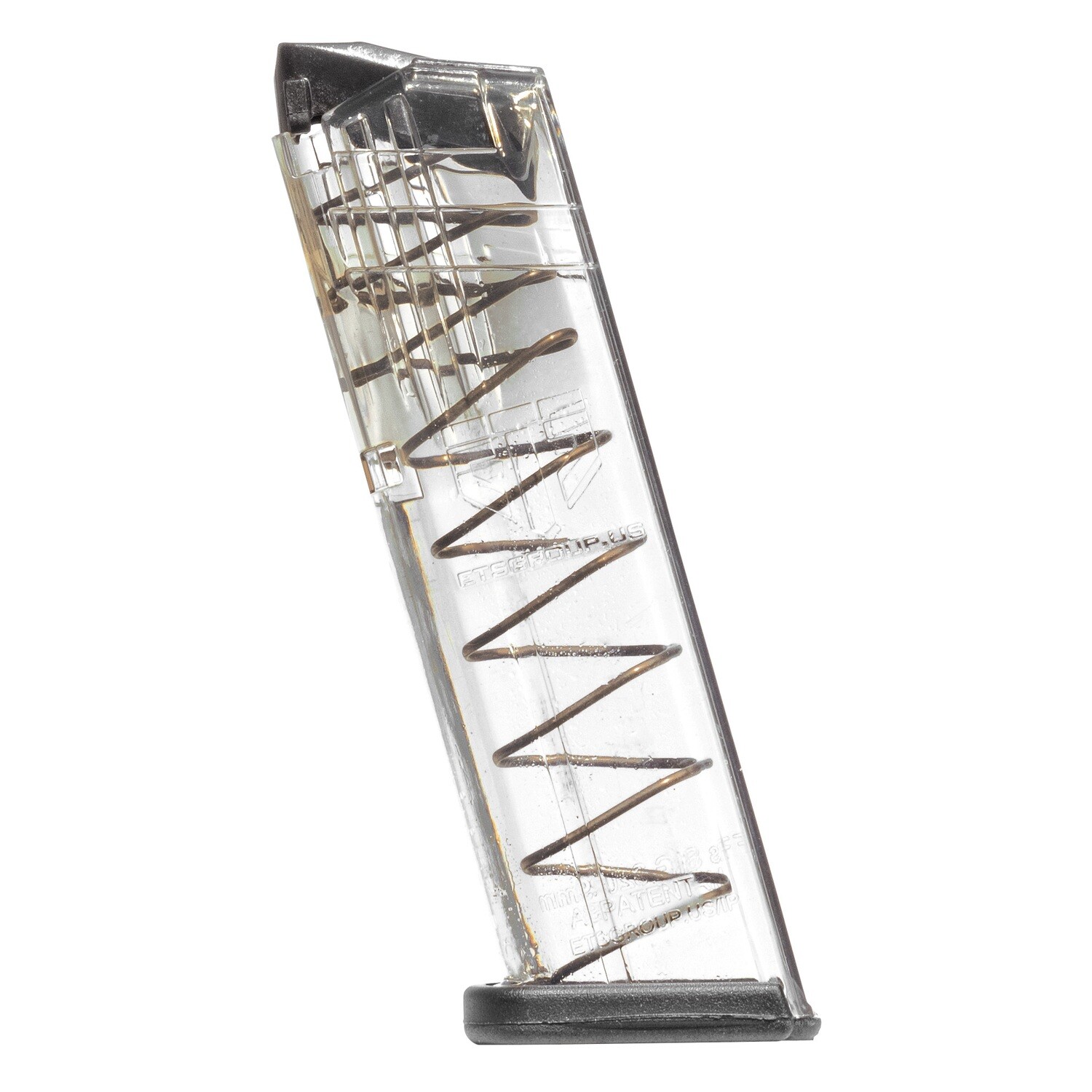 Ets Mag For Sig 320 9mm Clear, Capacity: 15 rounds