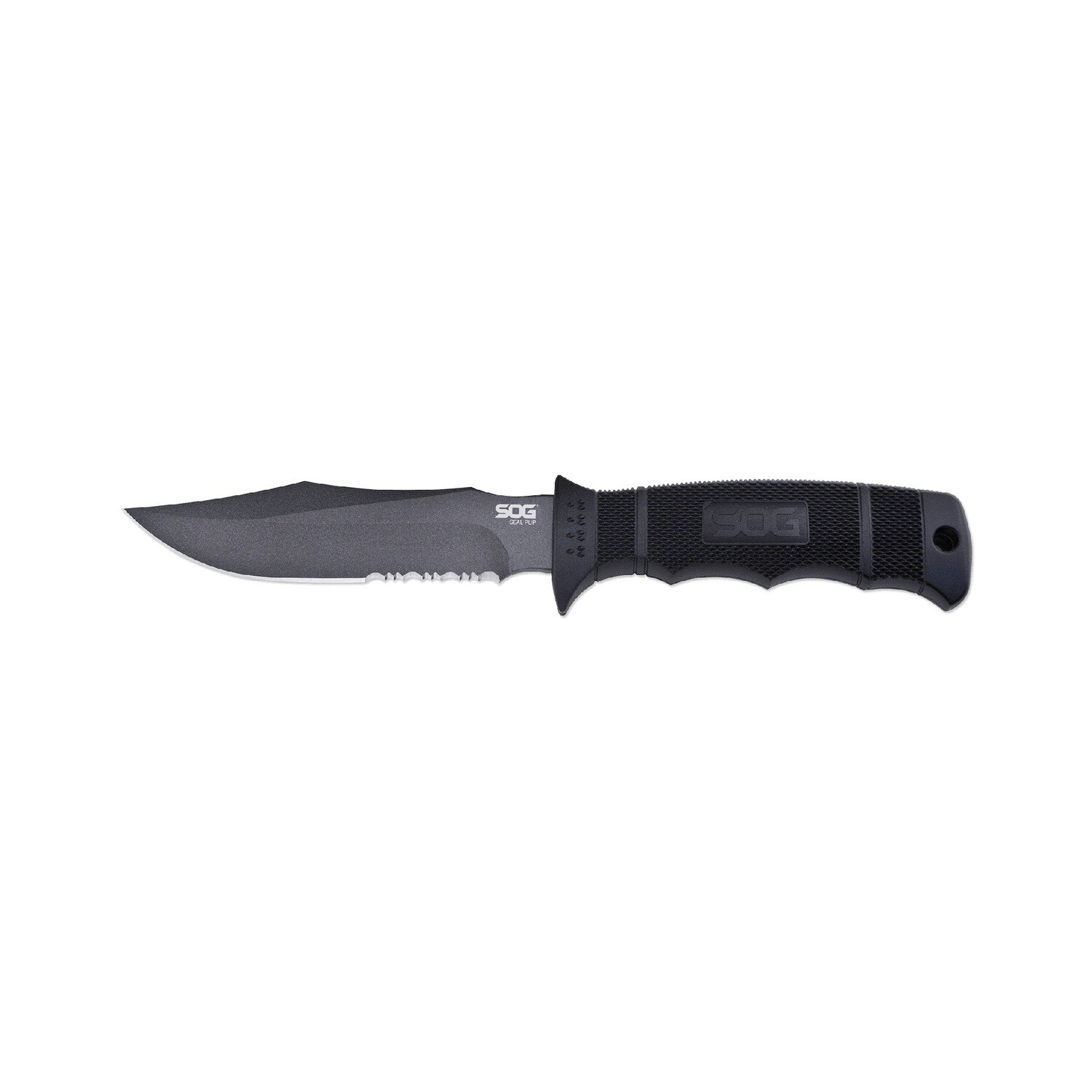 Sog Seal Pup Black 4.75" Nylon