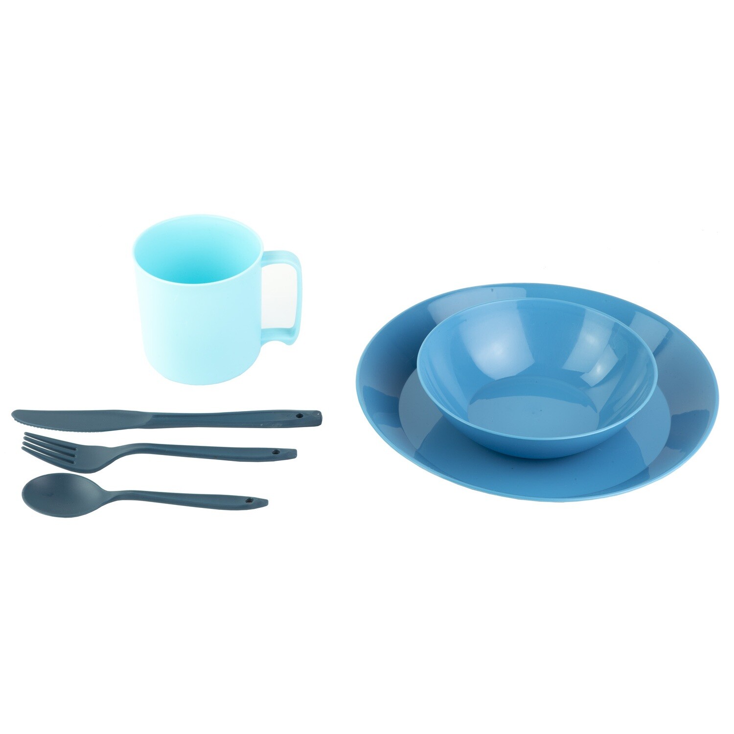 Ust Packware Dish Set, Color/Finish: Blue