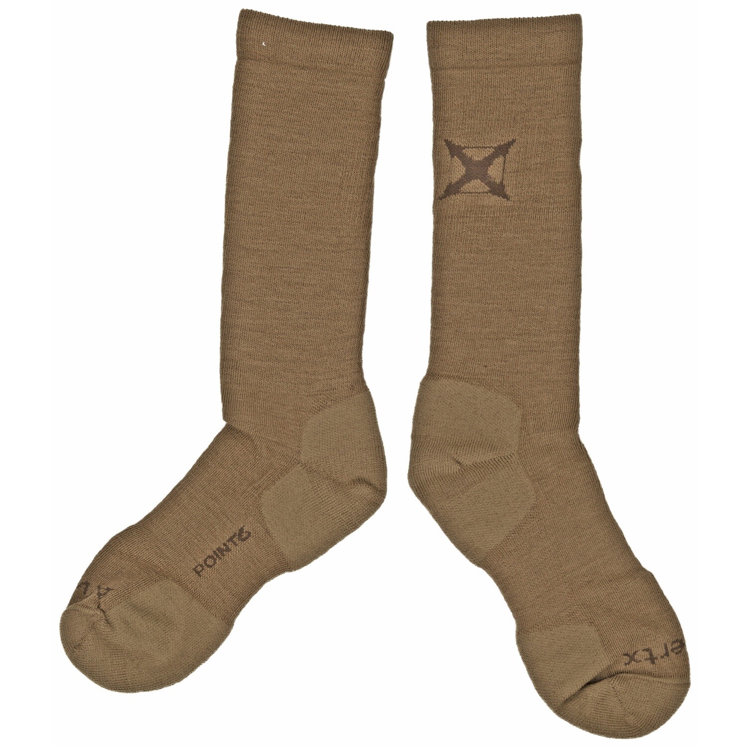Vertx Vaporcore 10" Crew Sock, Size: Medium, Color: Desert Tan