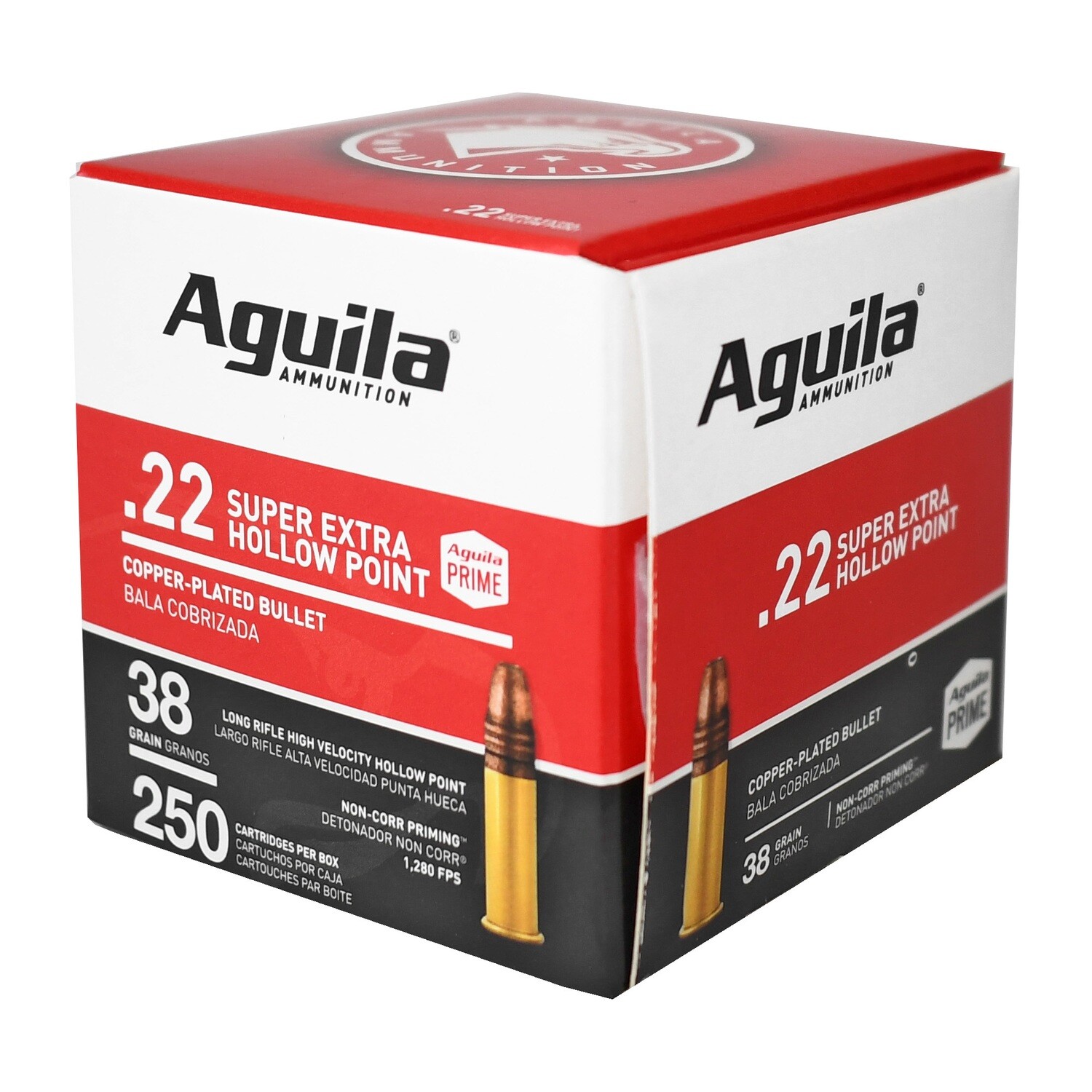 Aguila 22lr Hv Hp 38 Gr Pack, Pack: 250
