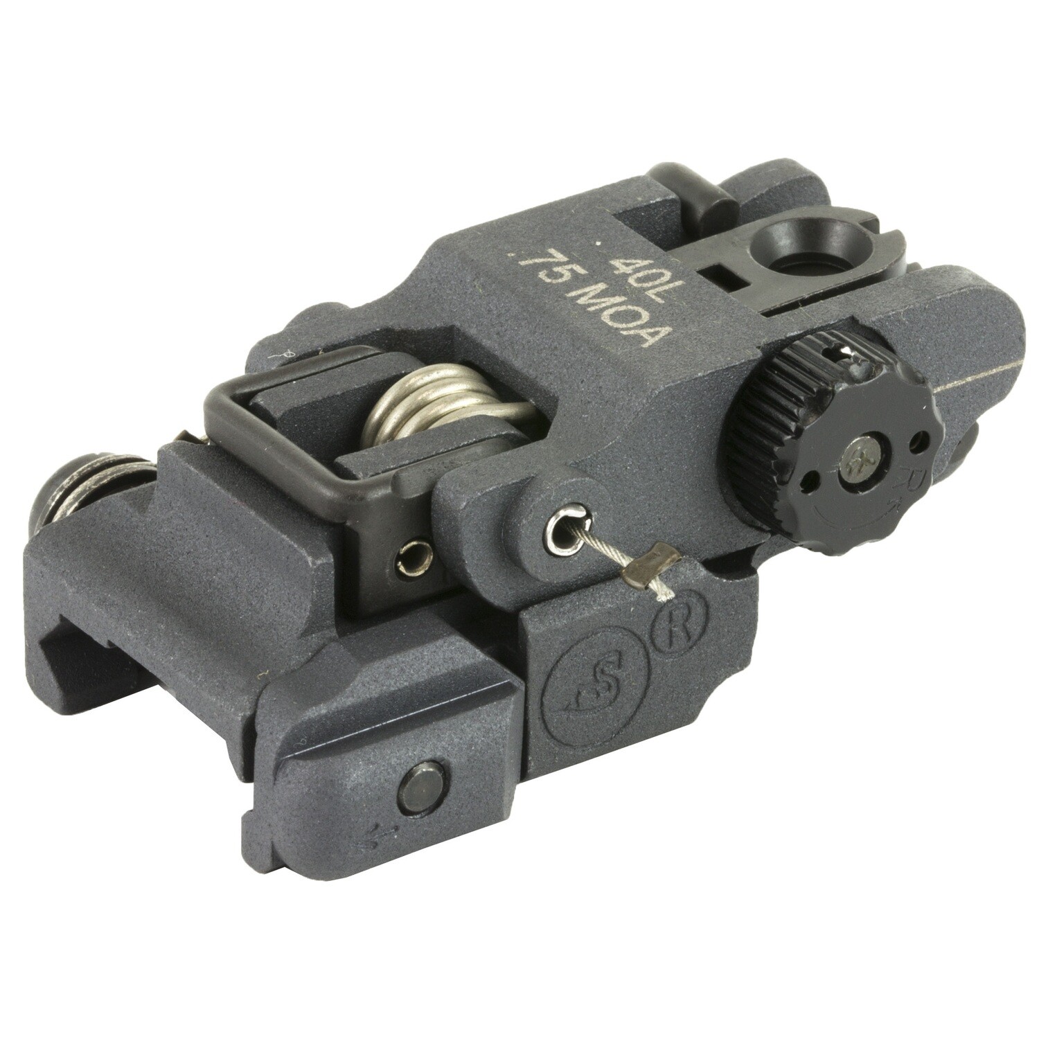Arms Low Profile Flip Up Rear Sight