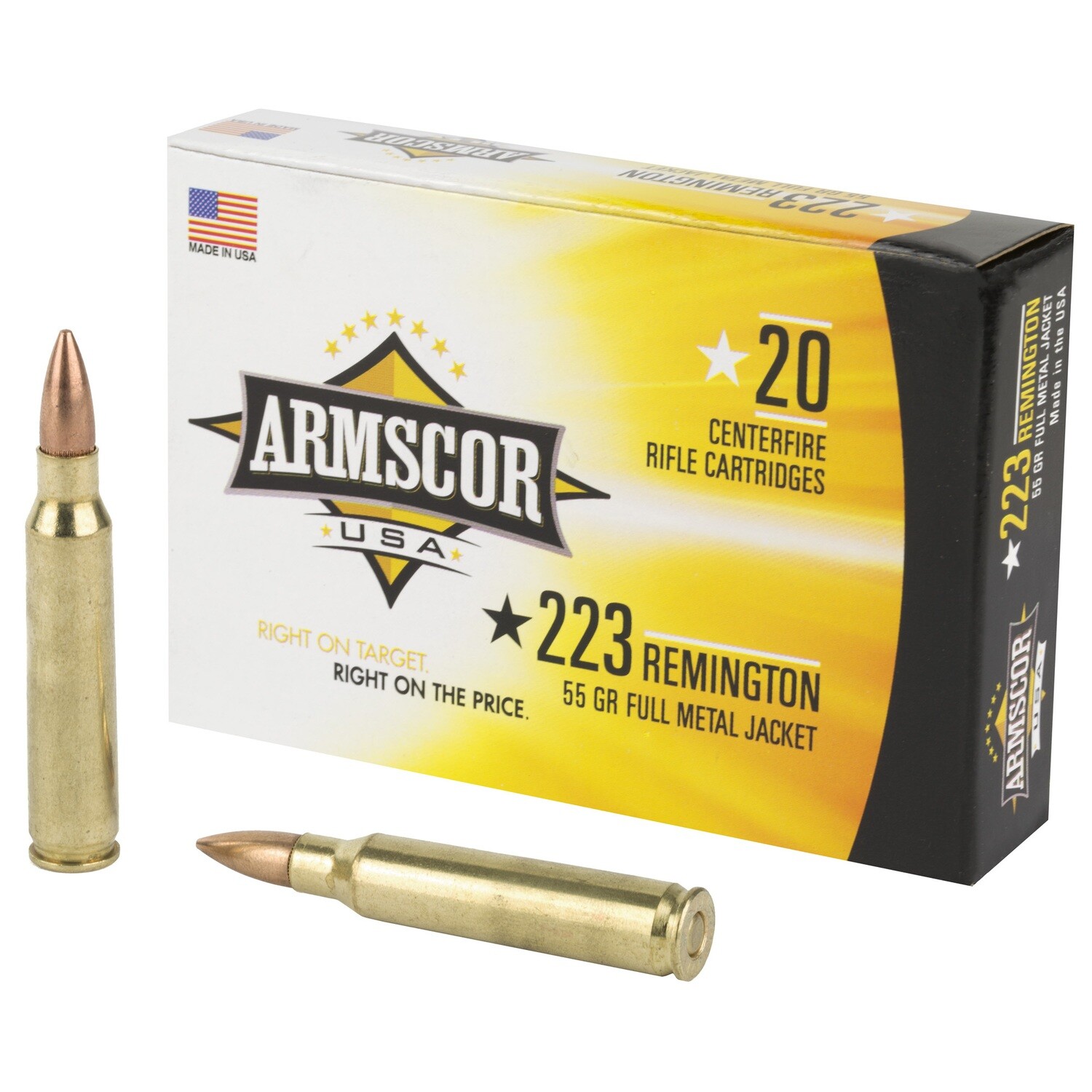 Armscor 223rem 55gr Fmj 20/1000