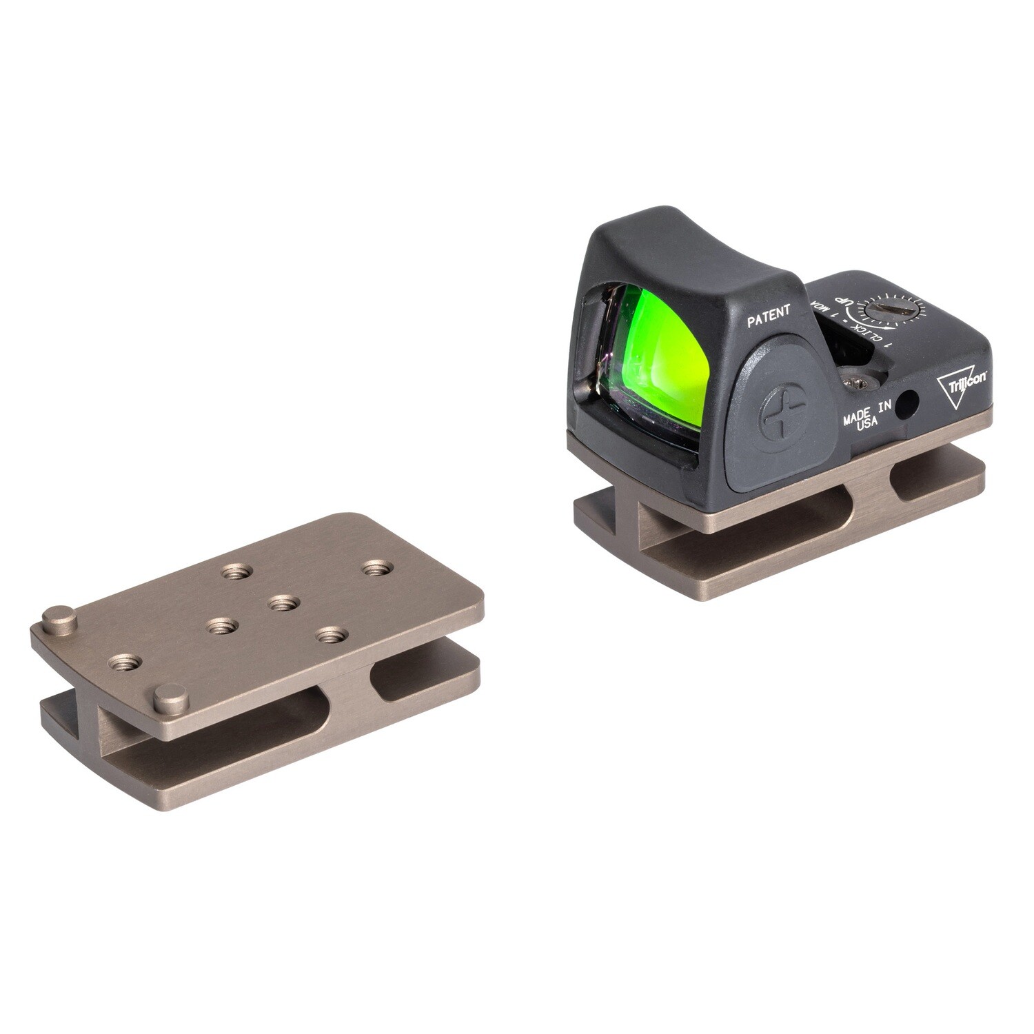 Badger Comm Micro Mount Rmr, Color/Finish: Tan