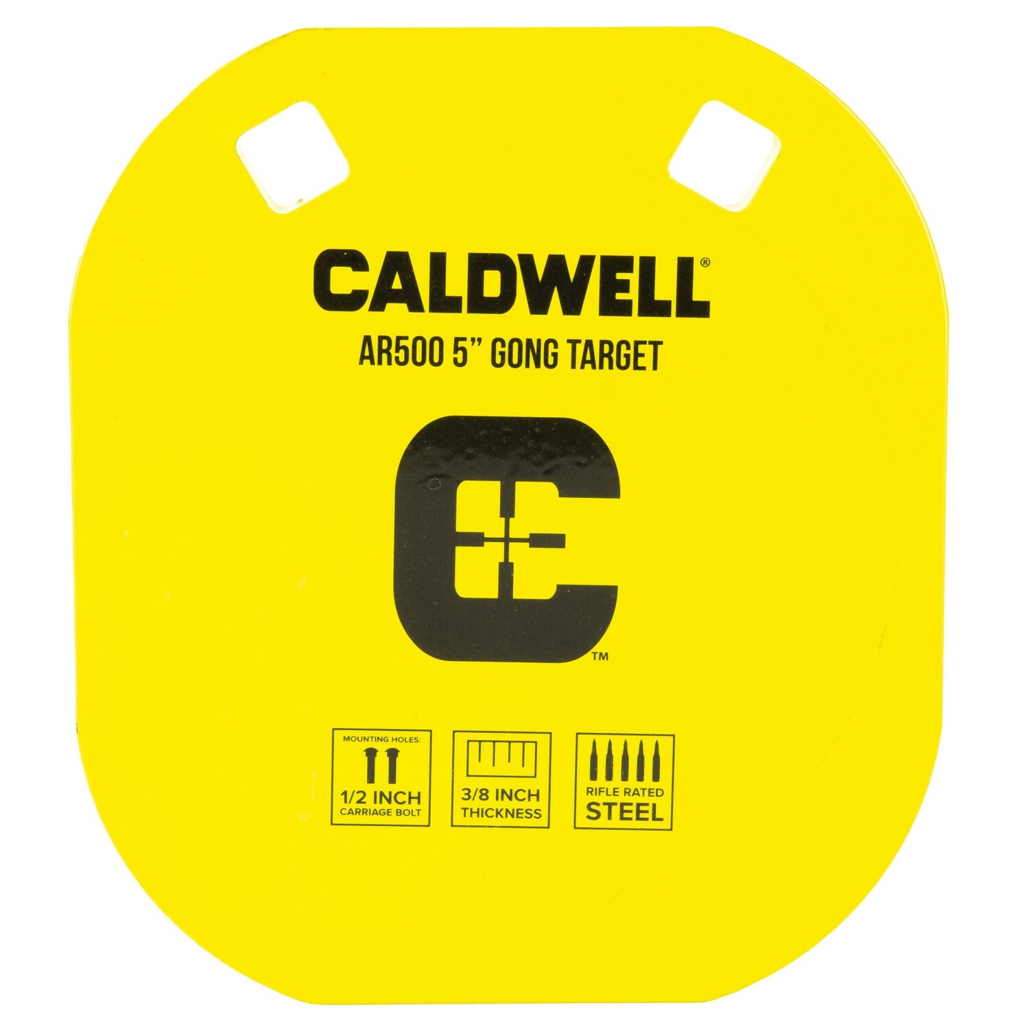 Caldwell Ar500 Yellow, Size: 5"