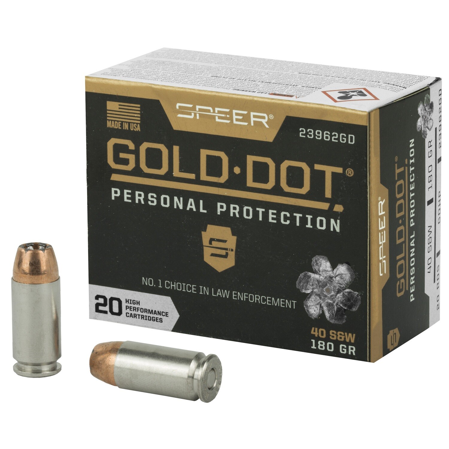 Spr Gold Dot 40sw 180gr Hp 20/200