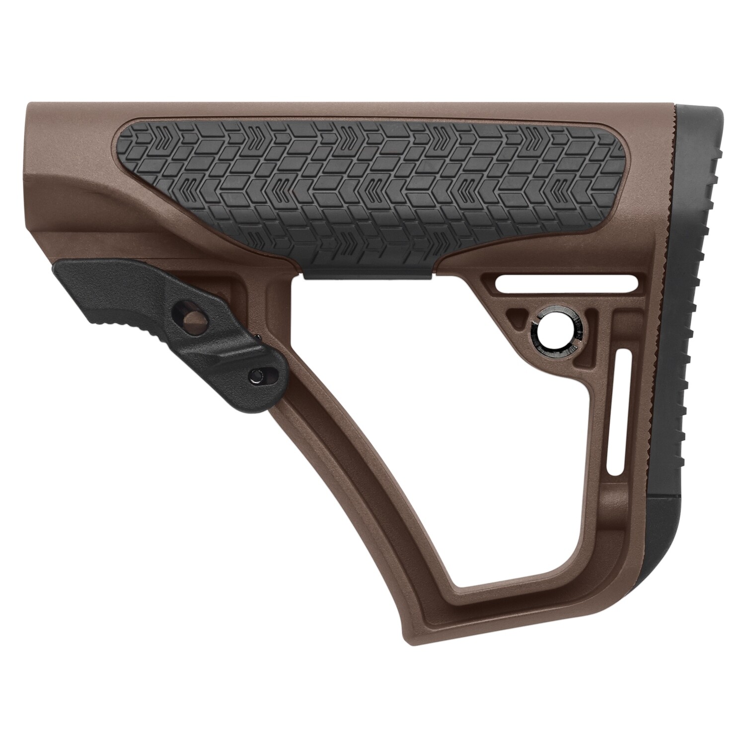 Dd Collapsible Mil-spec Stock, Finish/Color: Brown