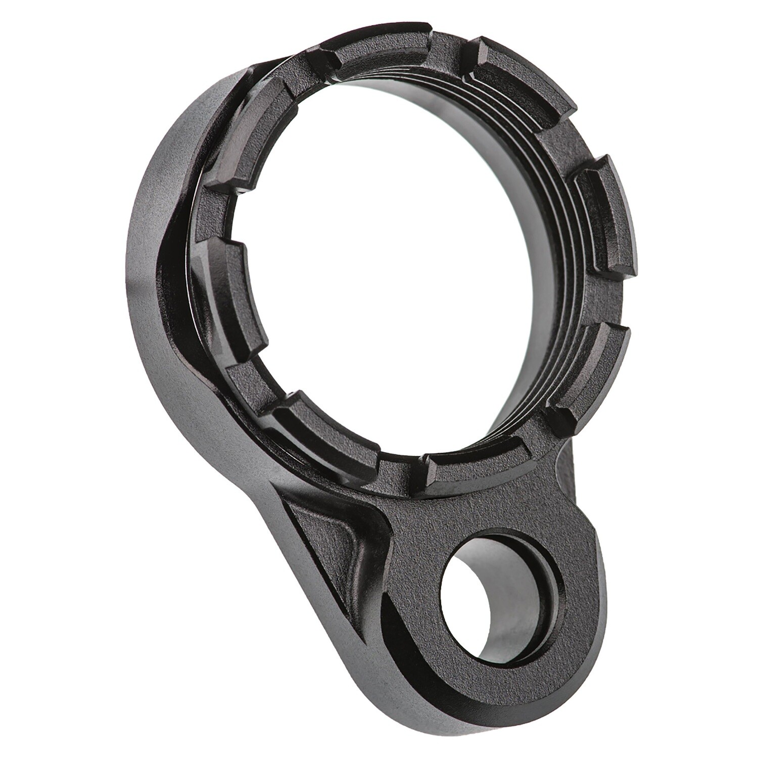 Fortis Lw Enhancd Ar15 End Plate, Color/Finish: Black