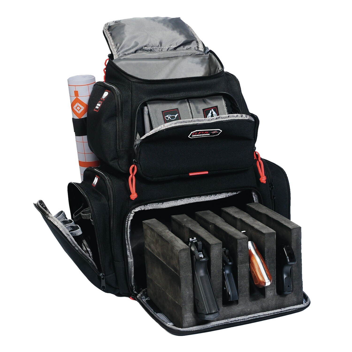 Gps Handgunner Backpack, Color/Finish: Black