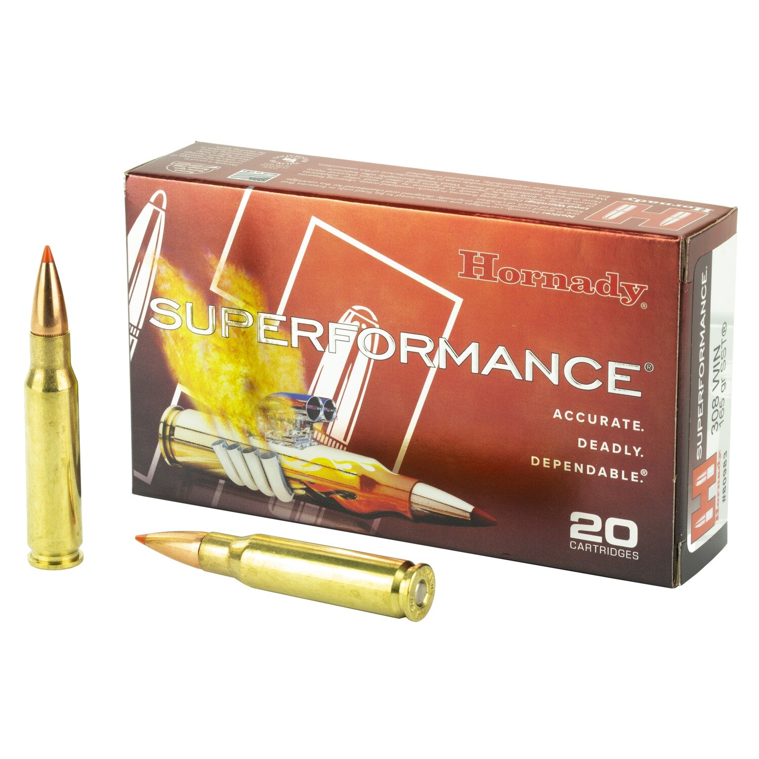 Hrndy Sf 308win 165gr Sst 20/200