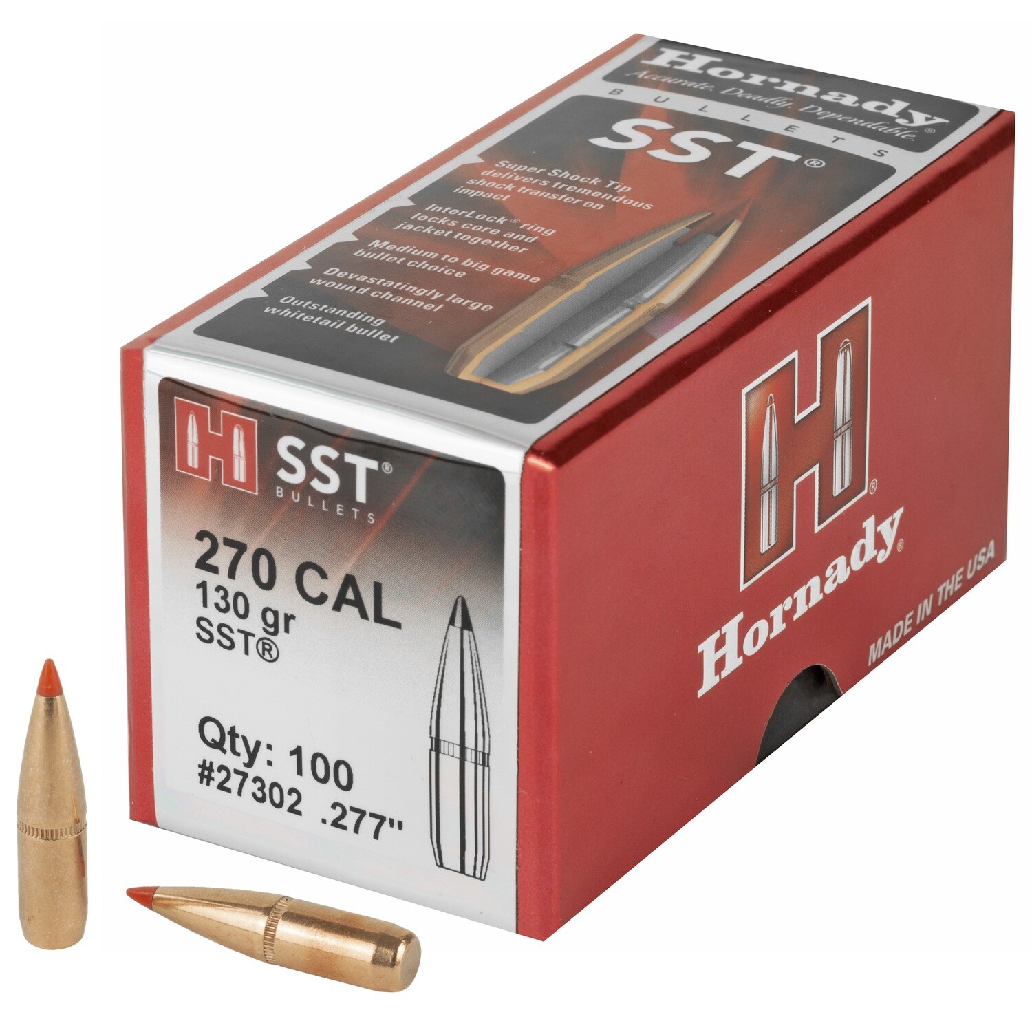 Hrndy Sst 270cal .277 130gr 100ct