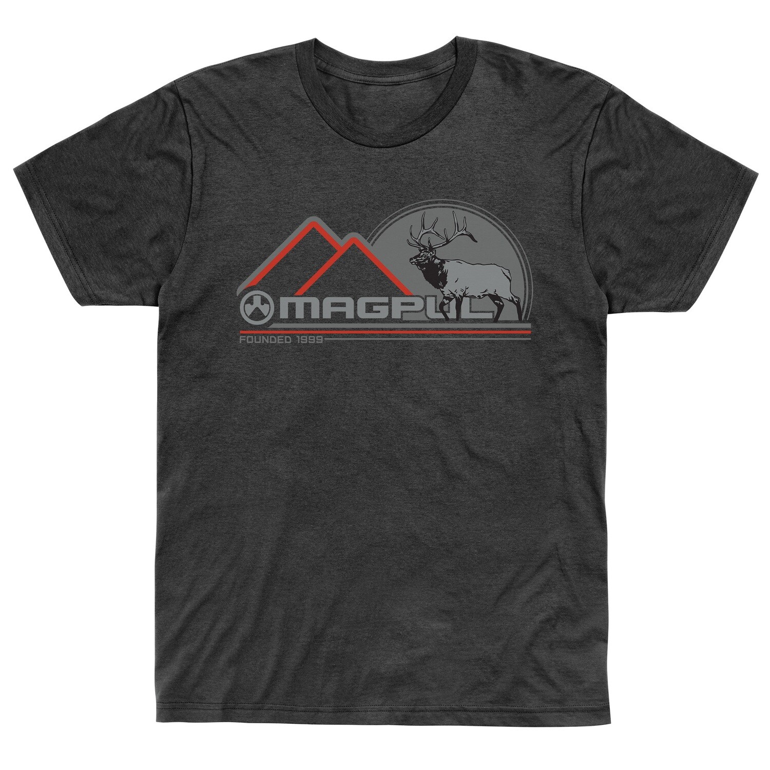 Magpul Wapiti Tshrt Chcrl, Size: 2XL, Color: Charcoal