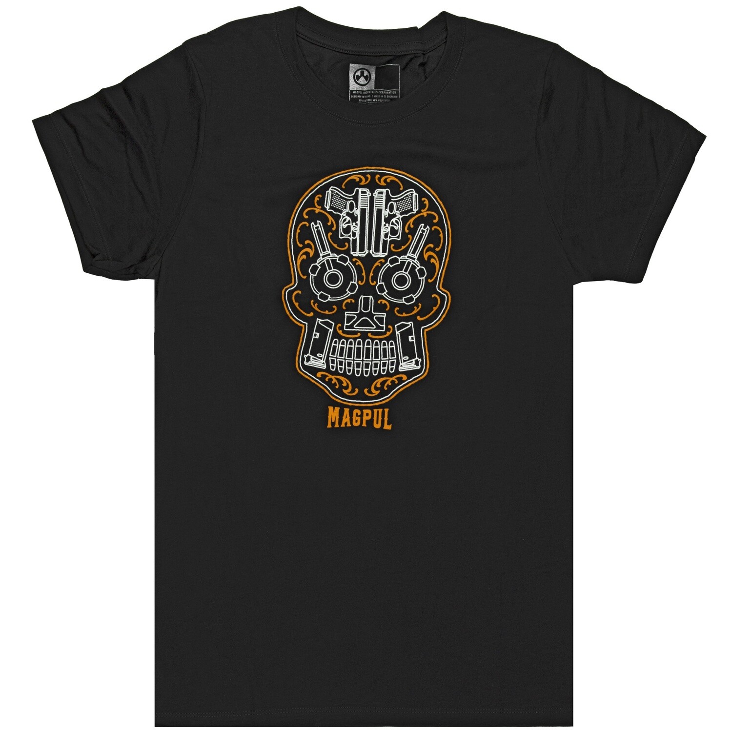 Magpul Wmns Sugar Skull Tshrt Blk, Size: Large