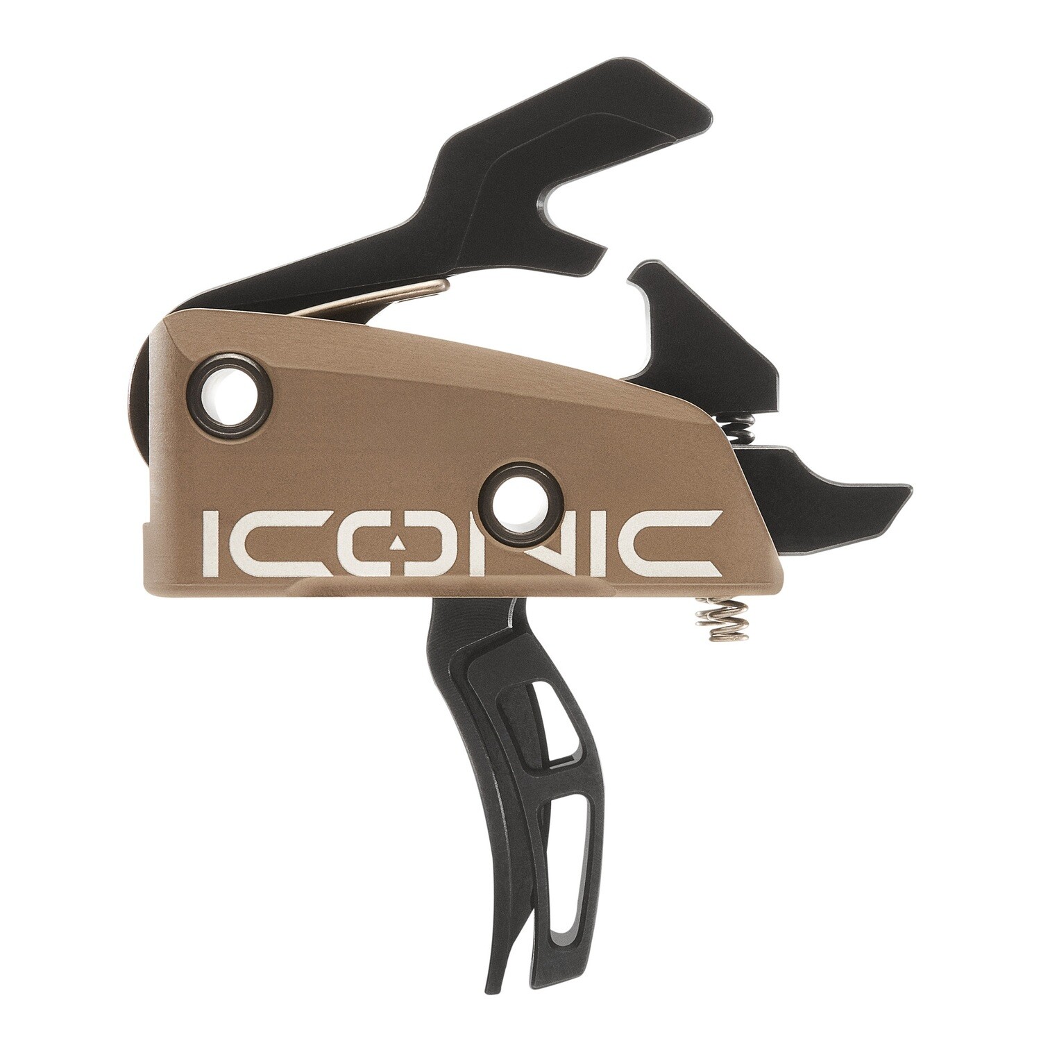 Rise Iconic Dual Blade Ts Trig, Color/Finish: Flat dark earth