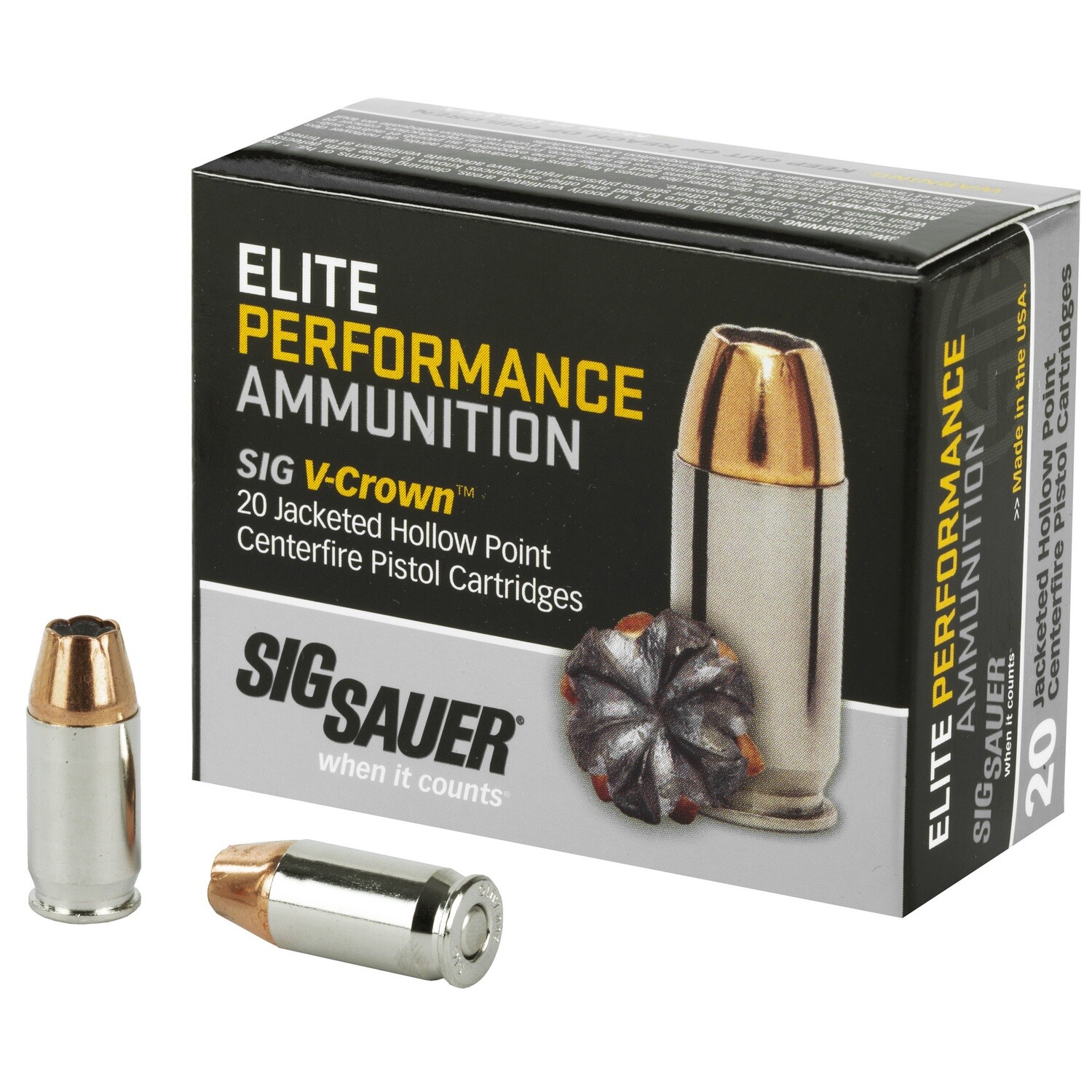 Sig Ammo 380acp 90gr Jhp 20/200
