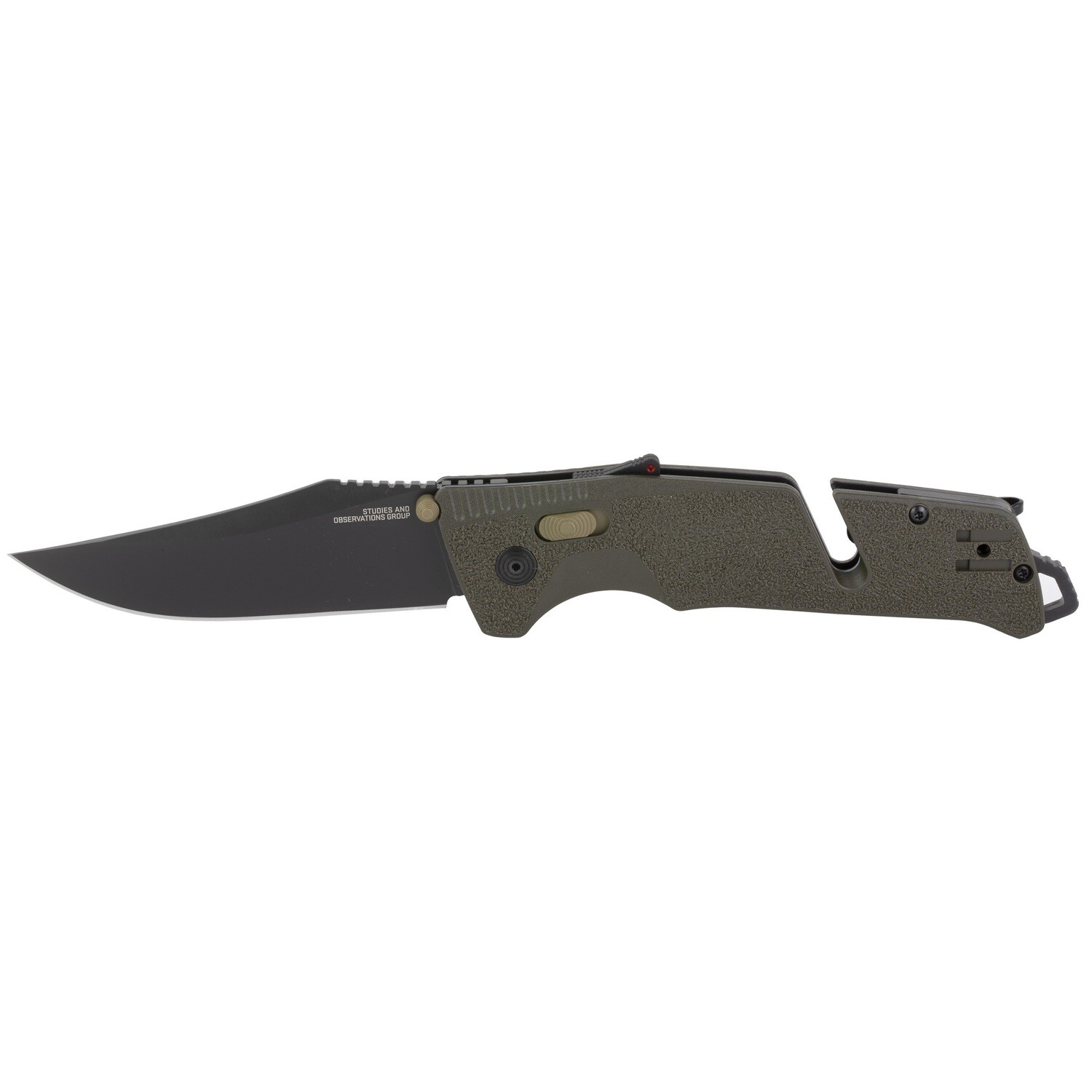 Sog Trident At 3.7, Color/Finish: Olive Drab