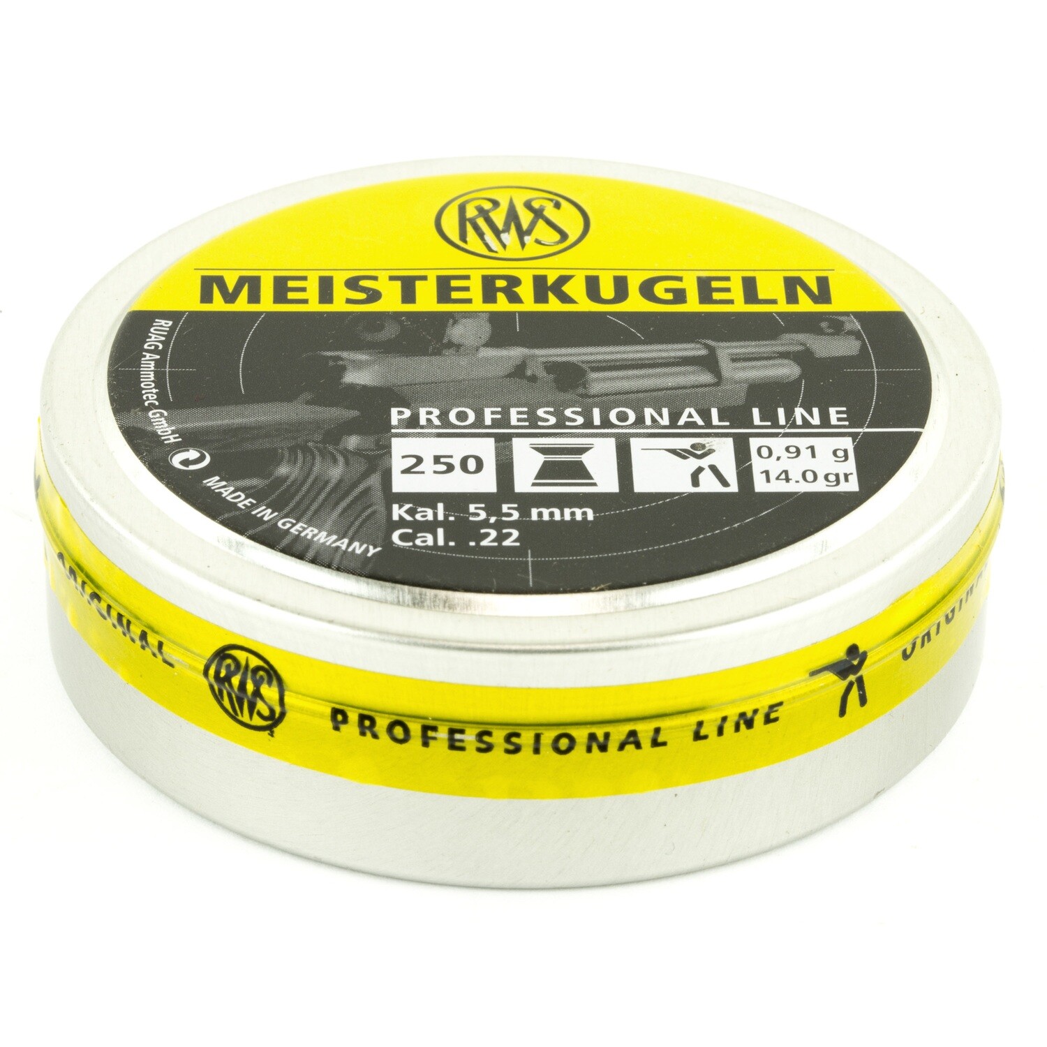 Rws Plts .22 Meisterkugeln 250/tin