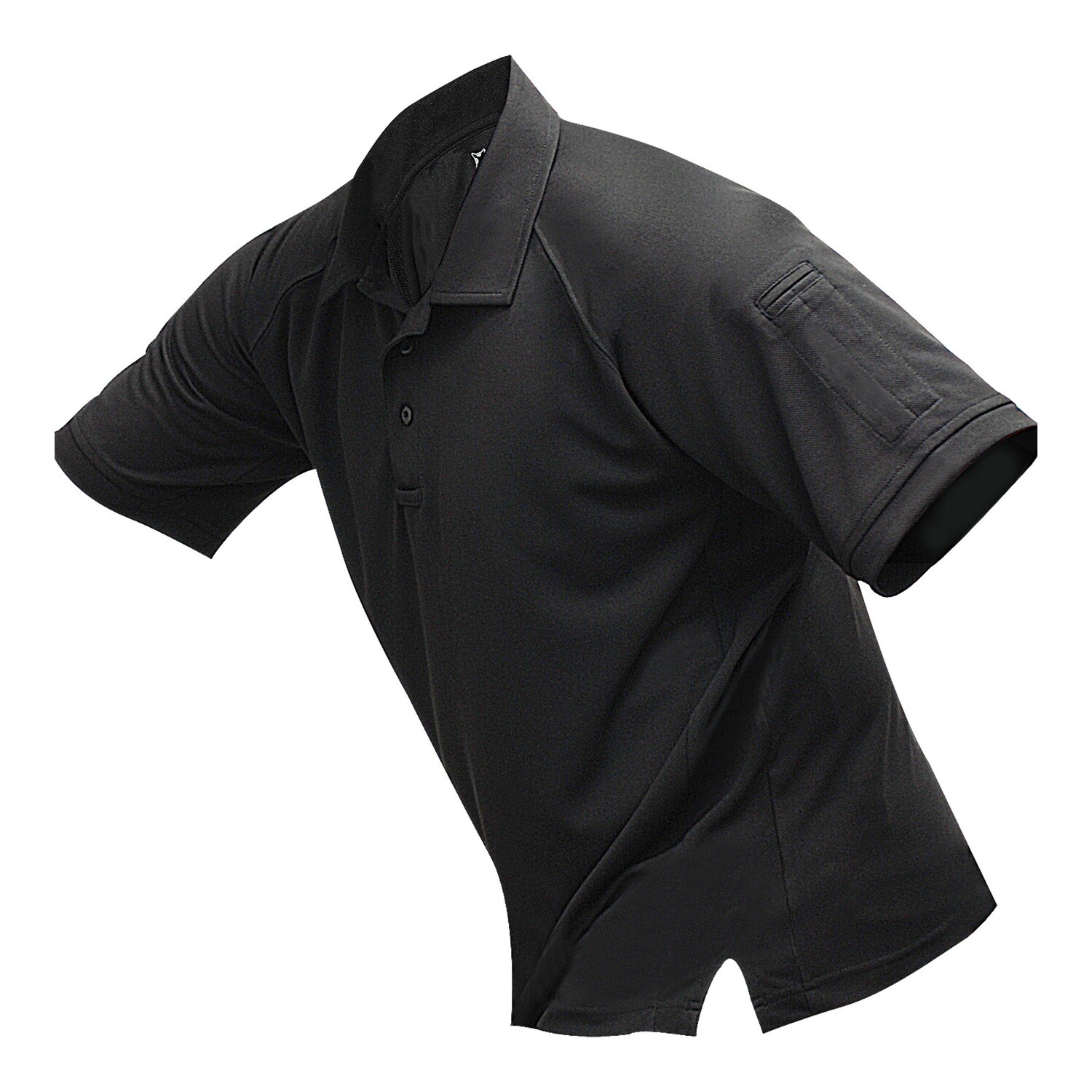 Vertx Coldblack S/s Polo, Color/Finish: Black, Size: 2XL