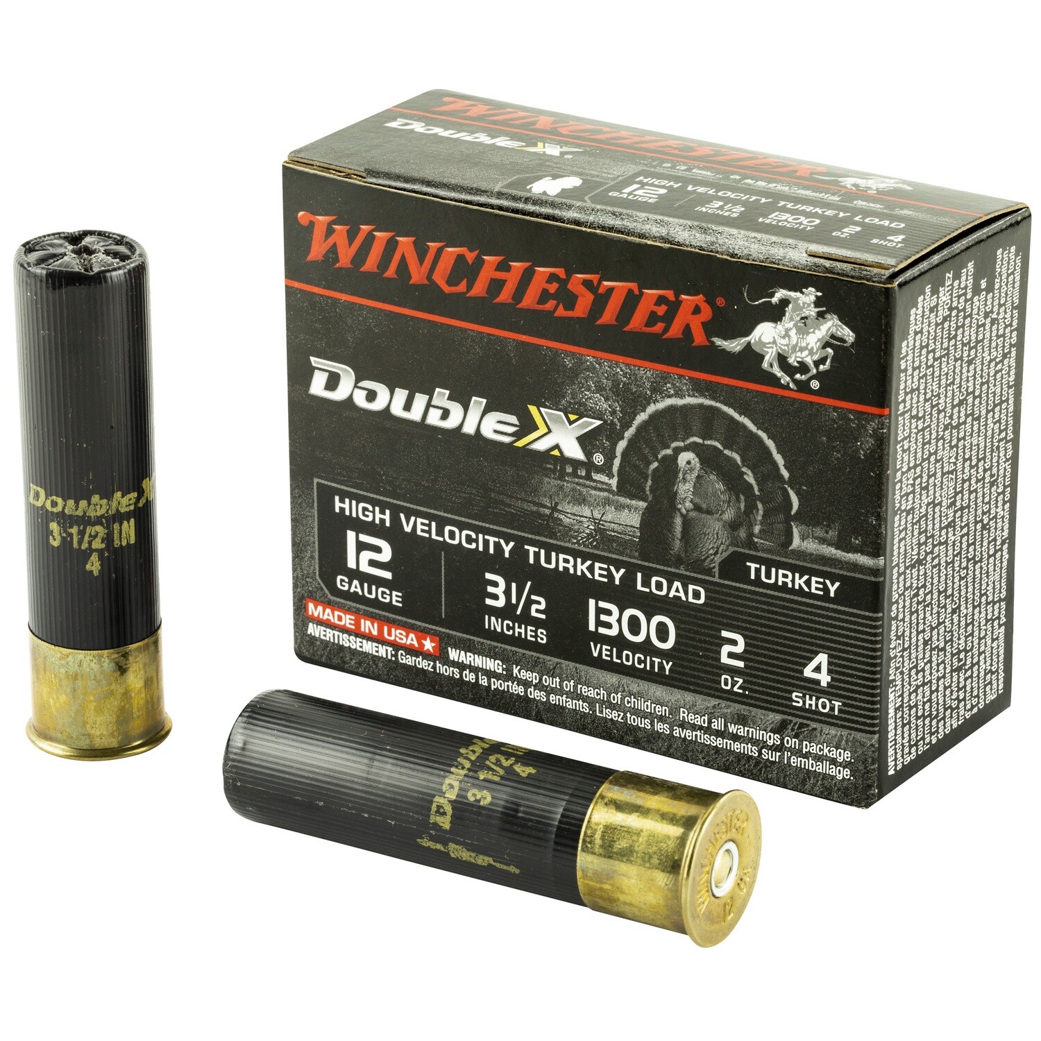 Win Dbl X Hv Trky 12ga 3.5" #4 10/