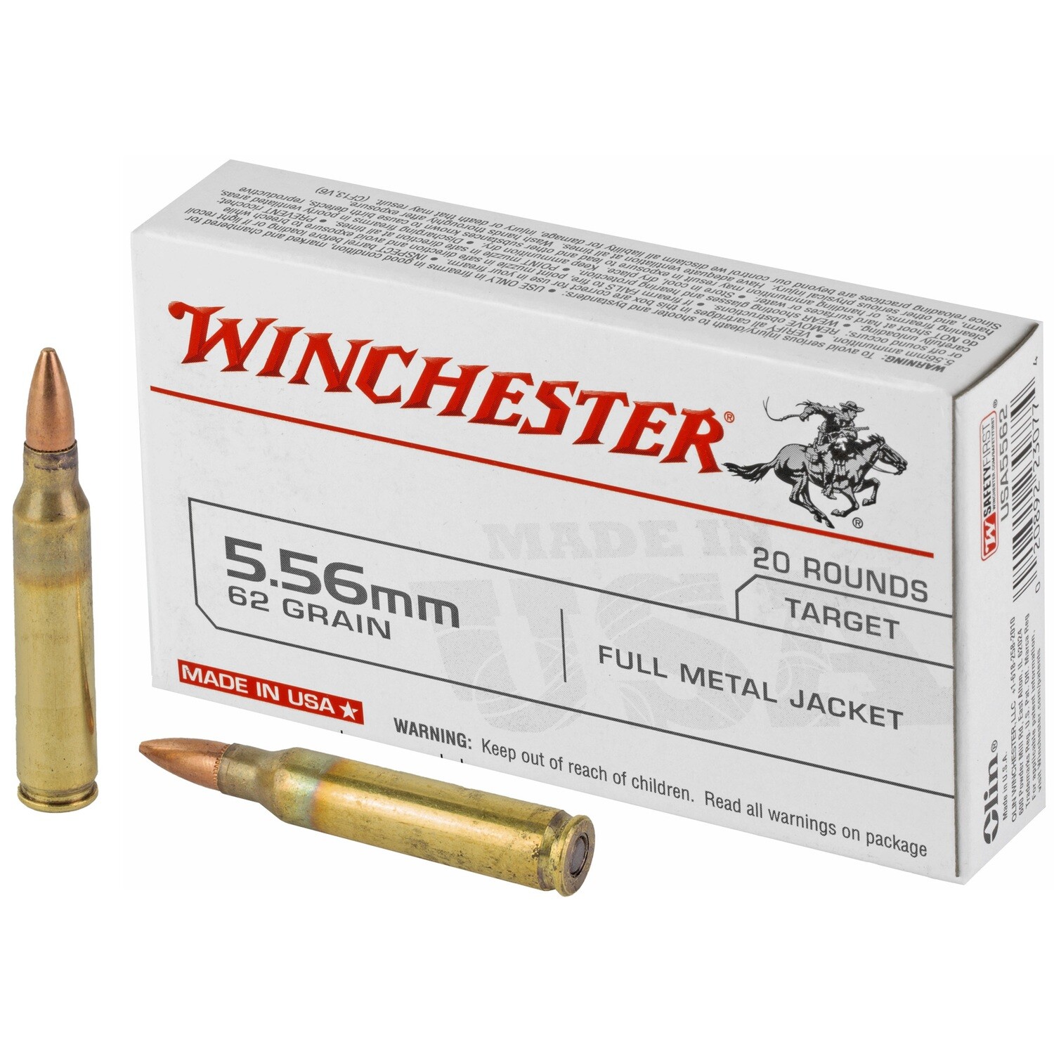 Win 556mm 62gr Fmj Usa 20/1000