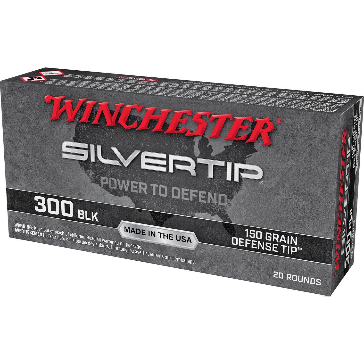 Win Silvertip Win 150gr 20/200, Caliber: 300blk