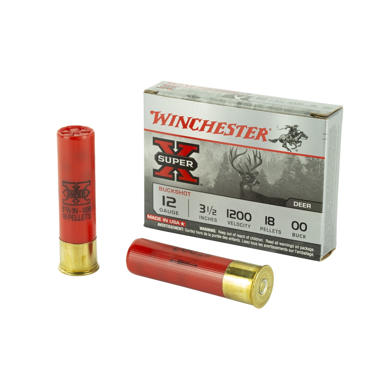Win Sprx 12ga 3.5" 00bk 18plt 5/250