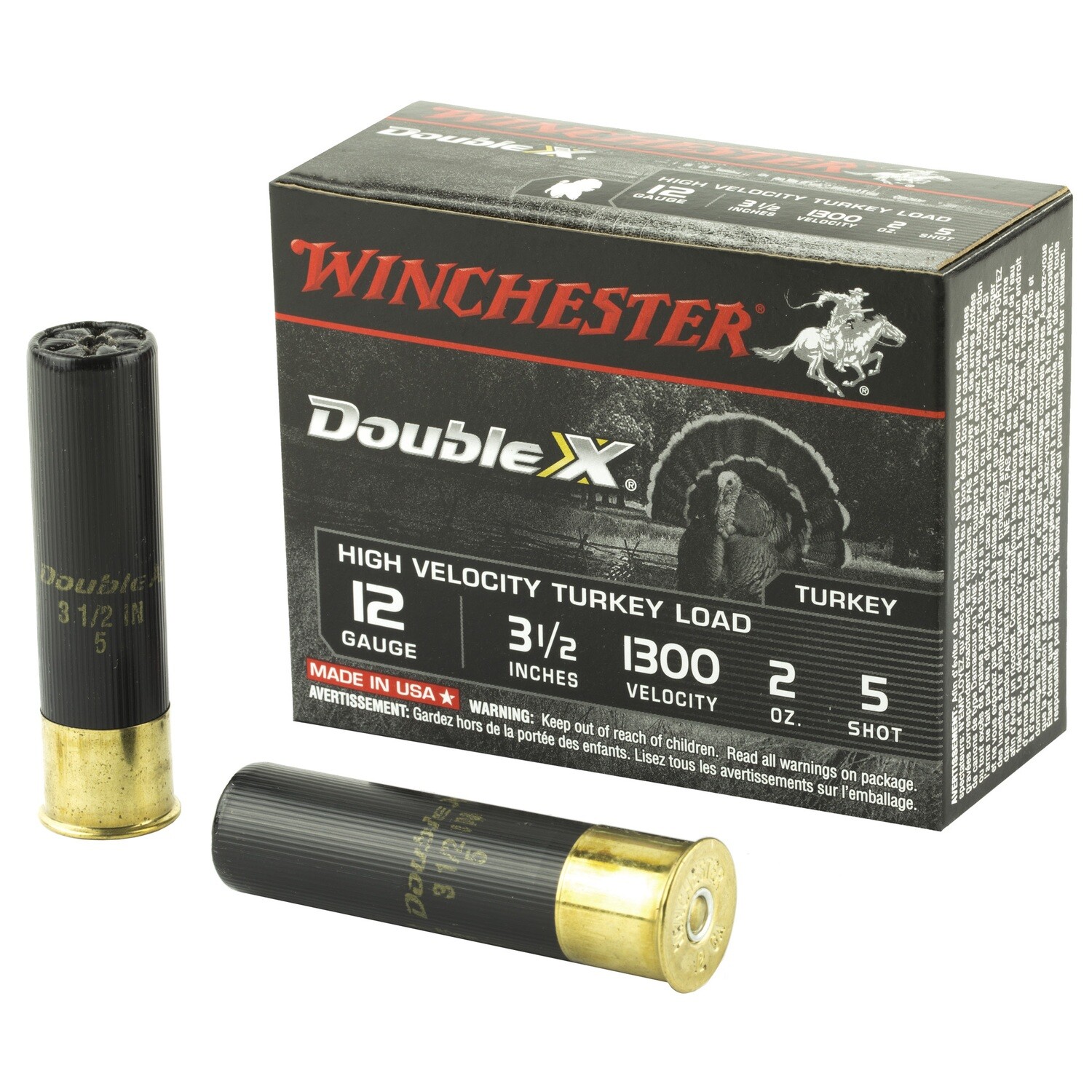 Win Dbl X Hv Trky 12ga 3.5" #5 10/