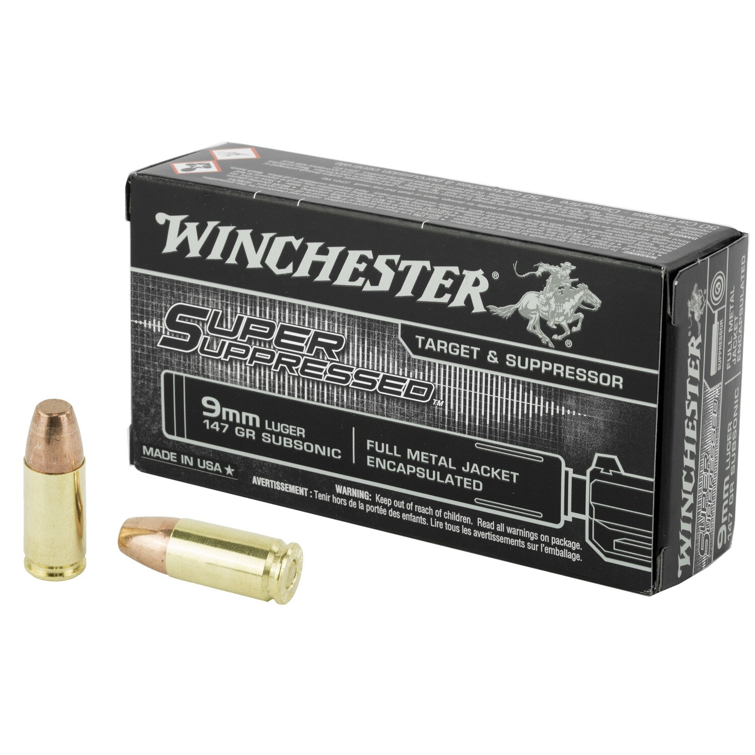 Win Spr Spprsd 9mm 147gr Fmje 50/500