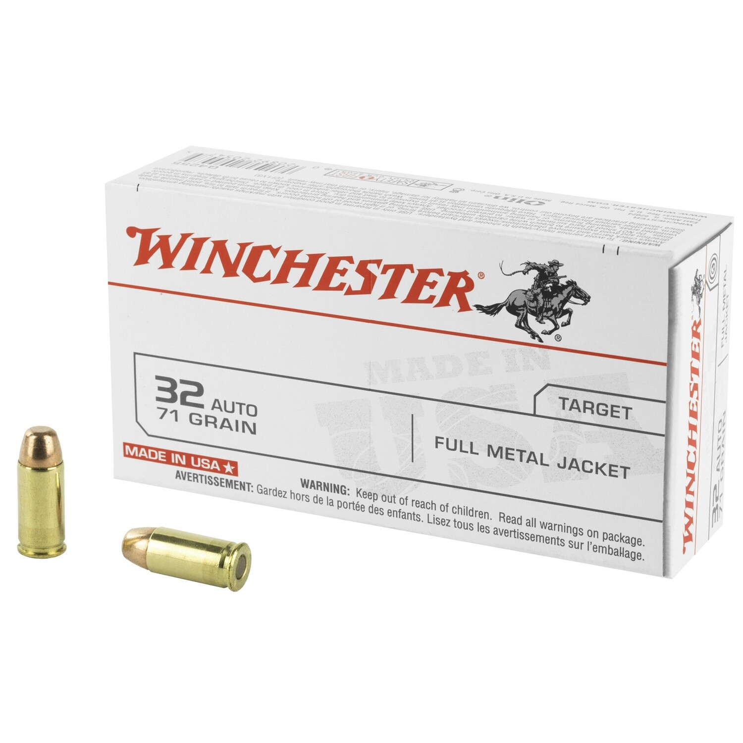 Win Usa 32acp 71gr Fmj 50/500