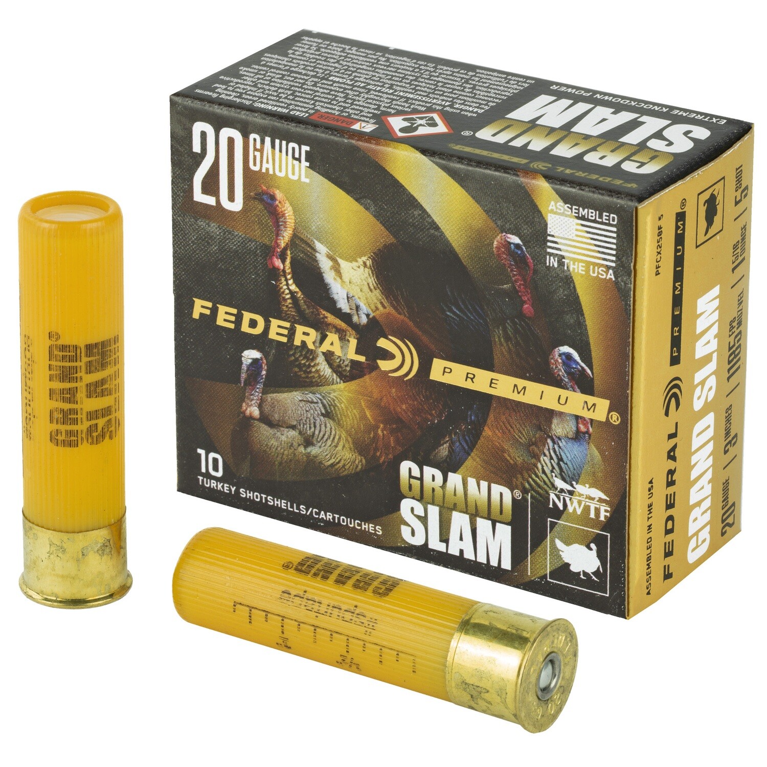 Fed Grand Slam 20ga 3" #5 1-5/16oz