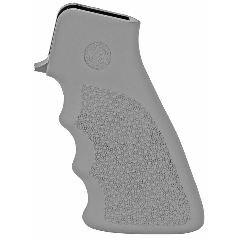 Hogue Grip Ar15 W/finger Grove Grey Hogue Grip Ar15 W/finger Grove Grey