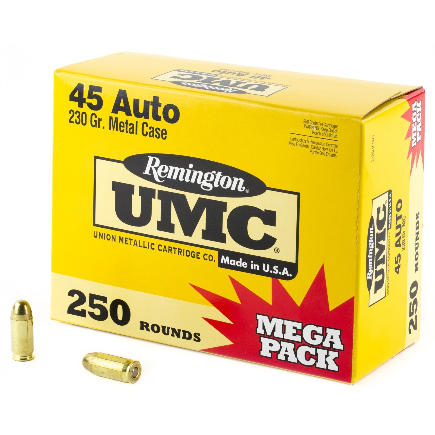 Rem Umc Mp 45acp 230gr Fmj 250/1000