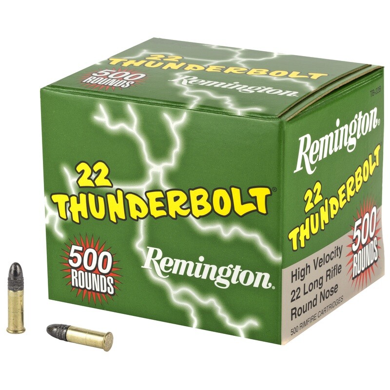 Rem Thndrbt 22lr 40gr Rn Hs 500/5000 Rem Thndrbt 22lr 40gr Rn Hs 500/5000