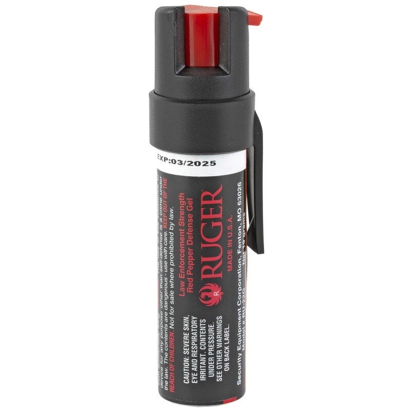 Sabre Compact Pepper Gel W/clip Blk Sabre Compact Pepper Gel W/clip Blk
