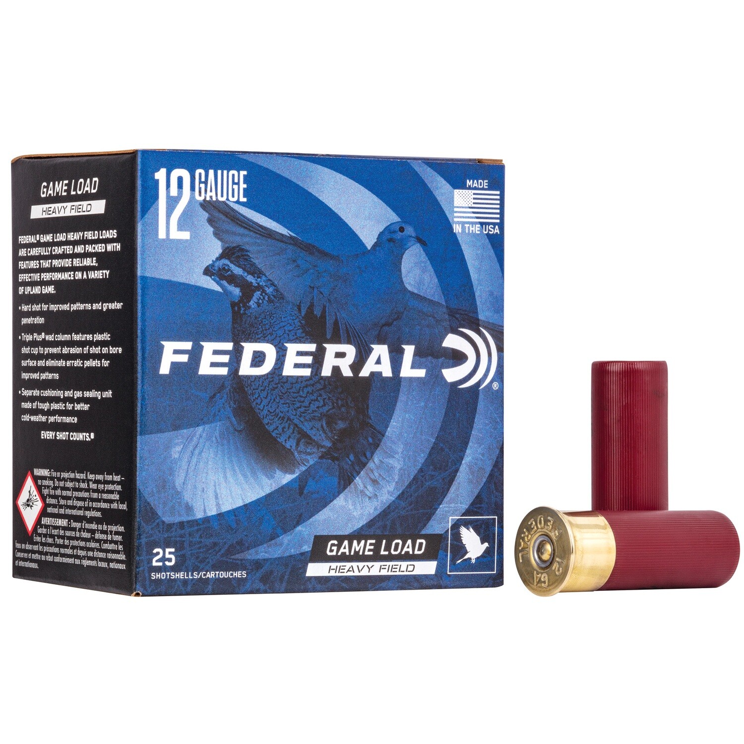 Fed Game Load 12ga 2.75" #7.5 25/250