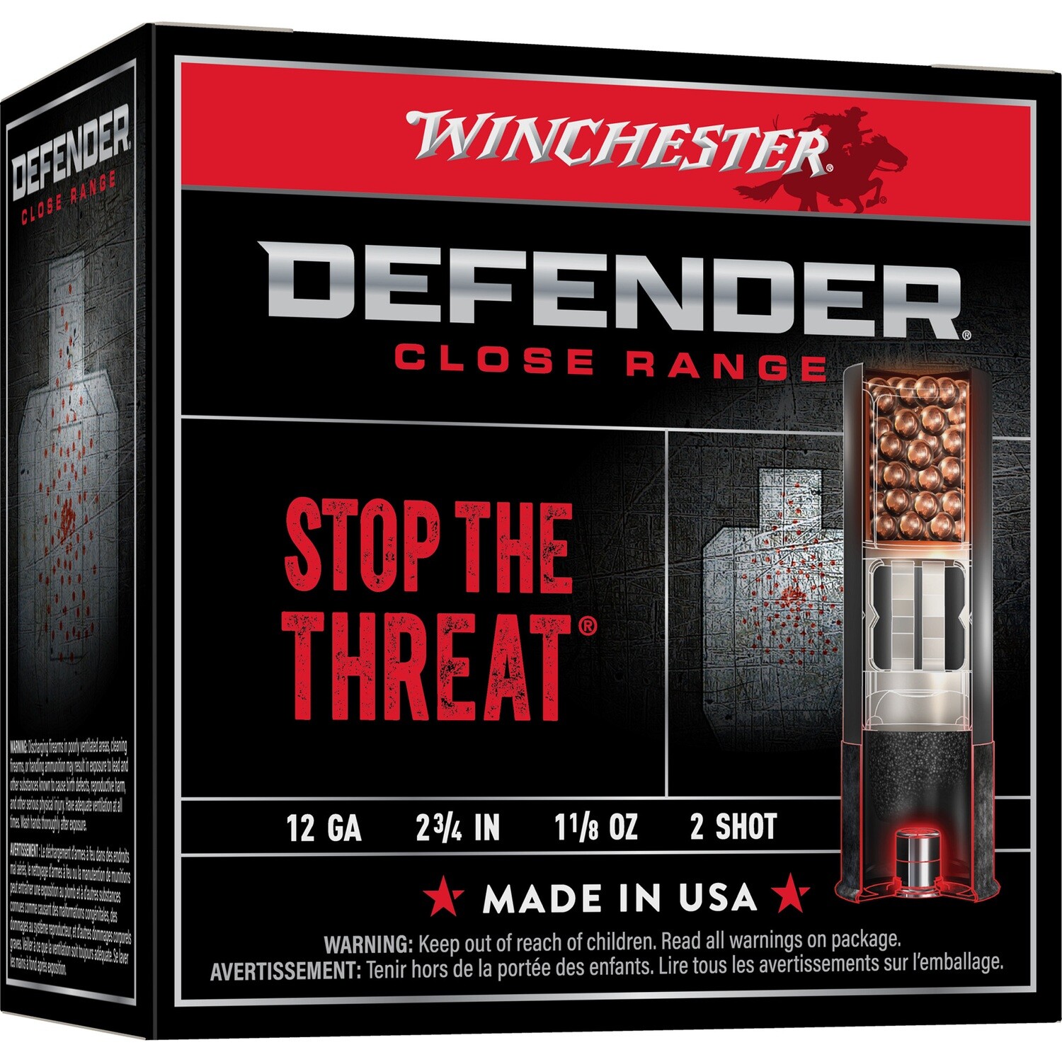 Win Defender 12ga 2.75" #2 25/250