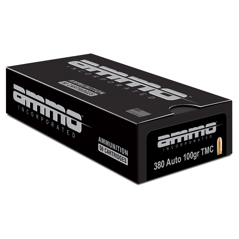 Ammo Inc 380 Auto 100gr Tmc 50/1000 Ammo Inc 380 Auto 100gr Tmc 50/1000