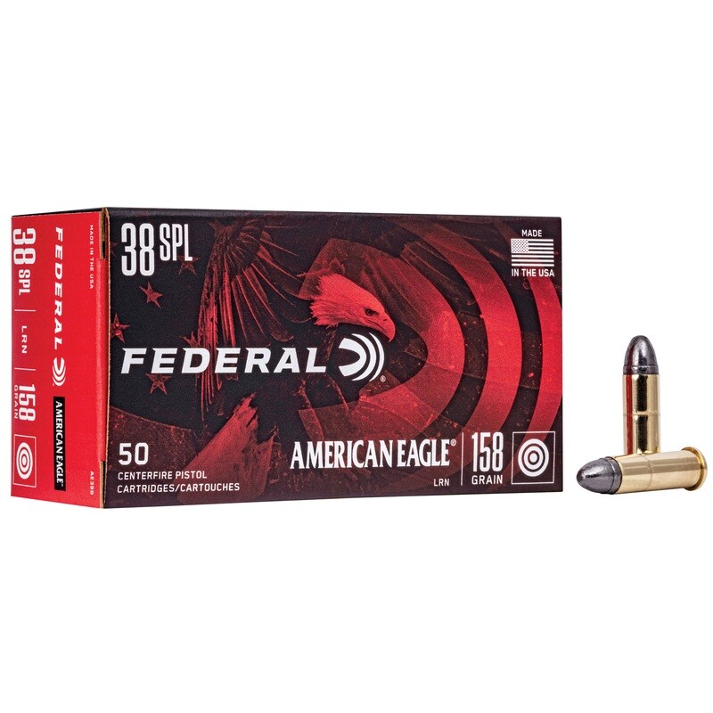 Fed Am Eagle 38spl 158gr Lrn 50/1000 Fed Am Eagle 38spl 158gr Lrn 50/1000