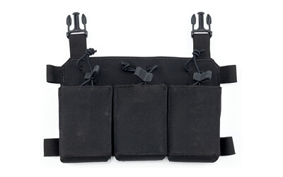 Hsp Thorax 3 Mag Placard W/ Mp2, Color: Black